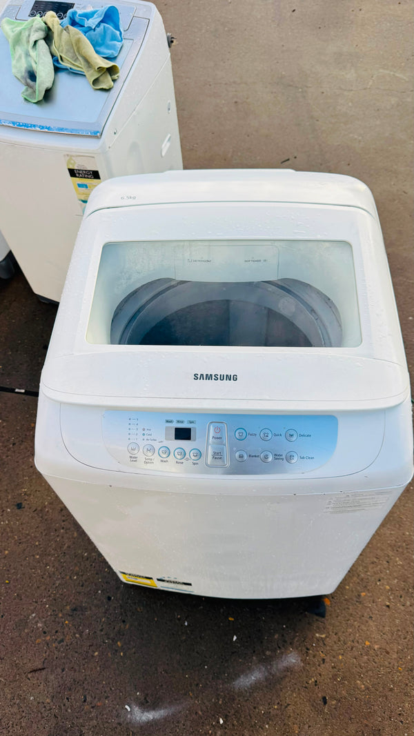SAMSUNG 6.5KGS TOP LOADER WASHING MACHINE