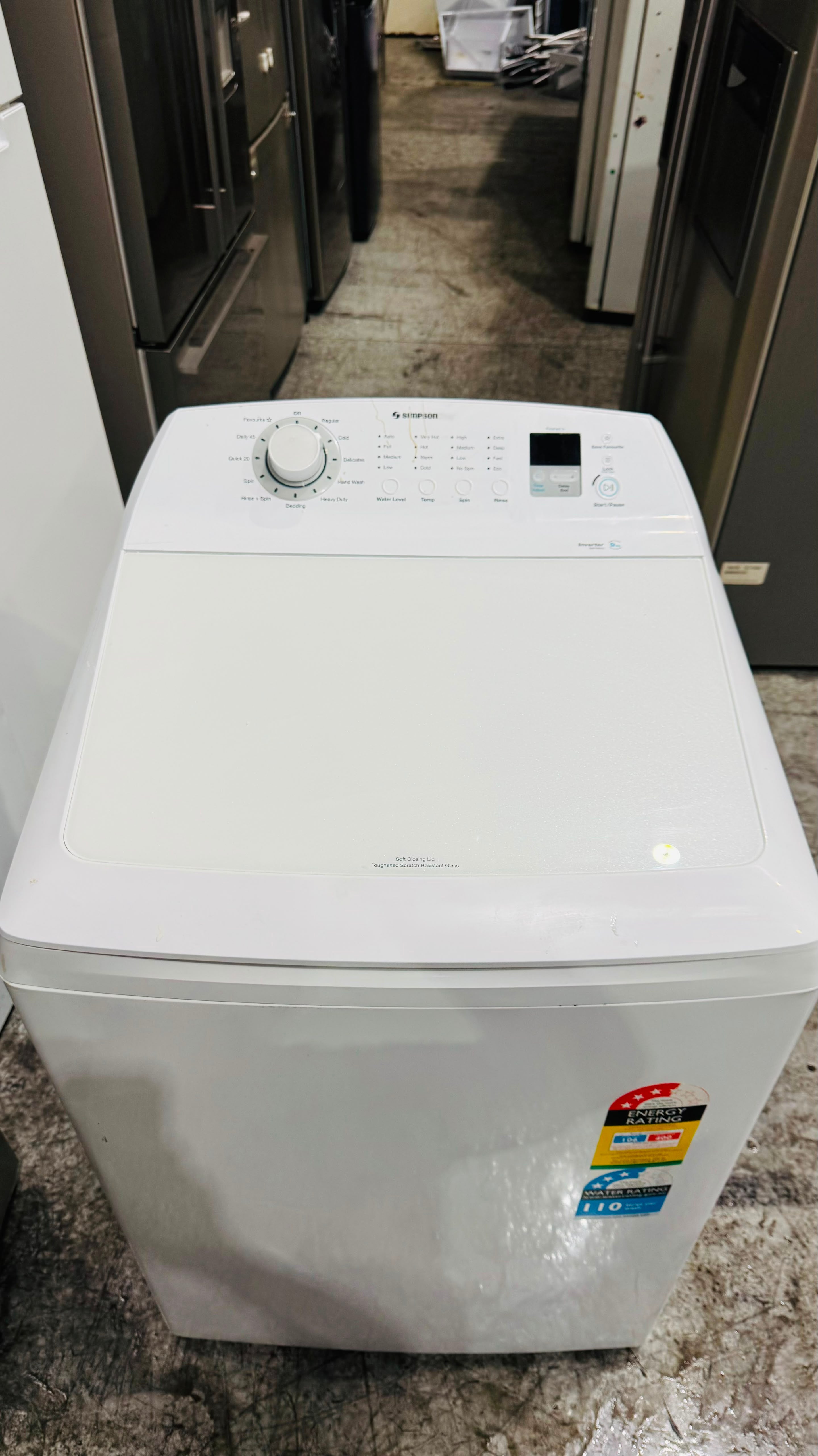 SIMPSON 9KGS TOP LOADER WASHING MACHINE