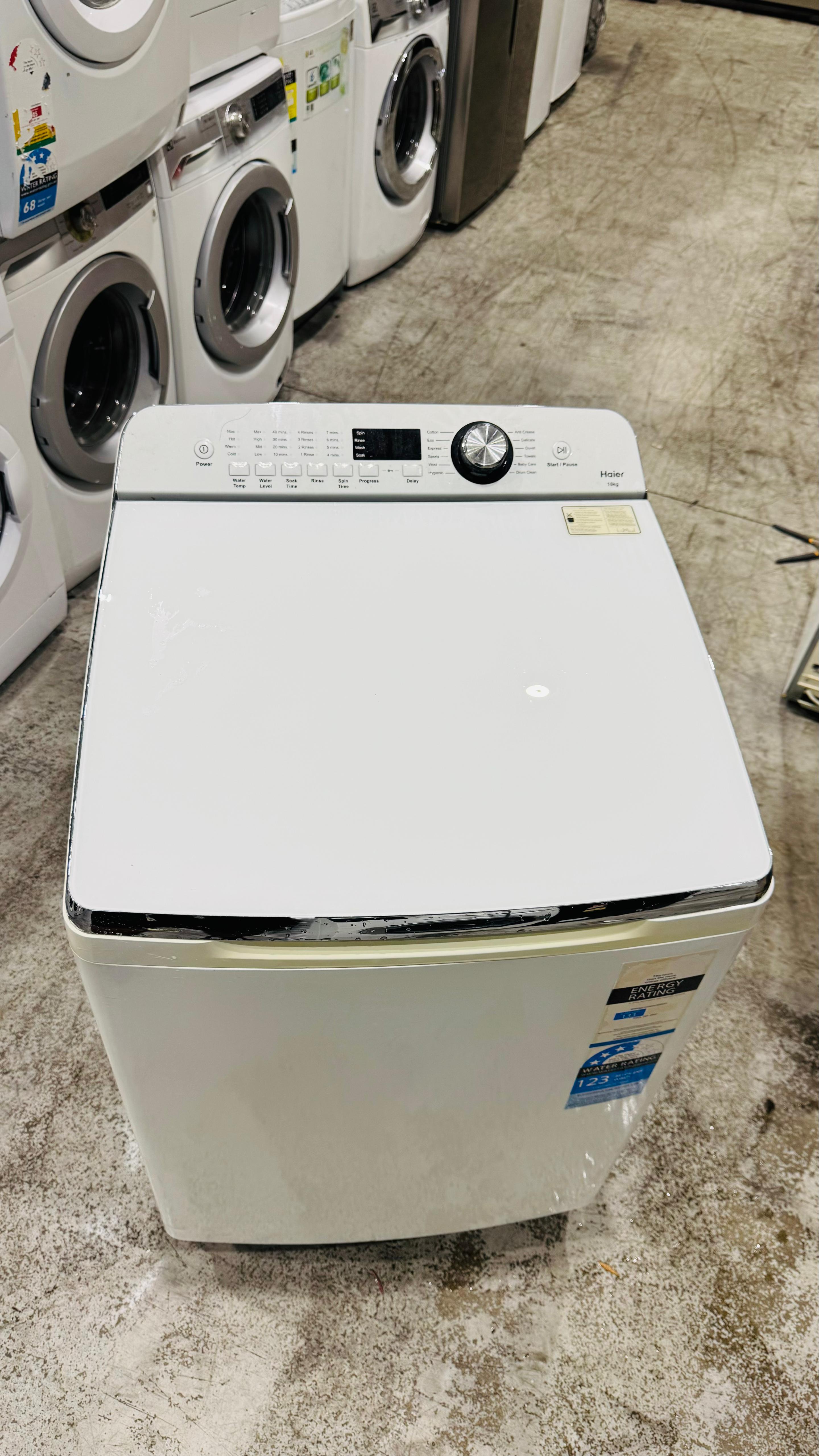HAIER 8 KGS TOP LOADER WASHING MACHINE