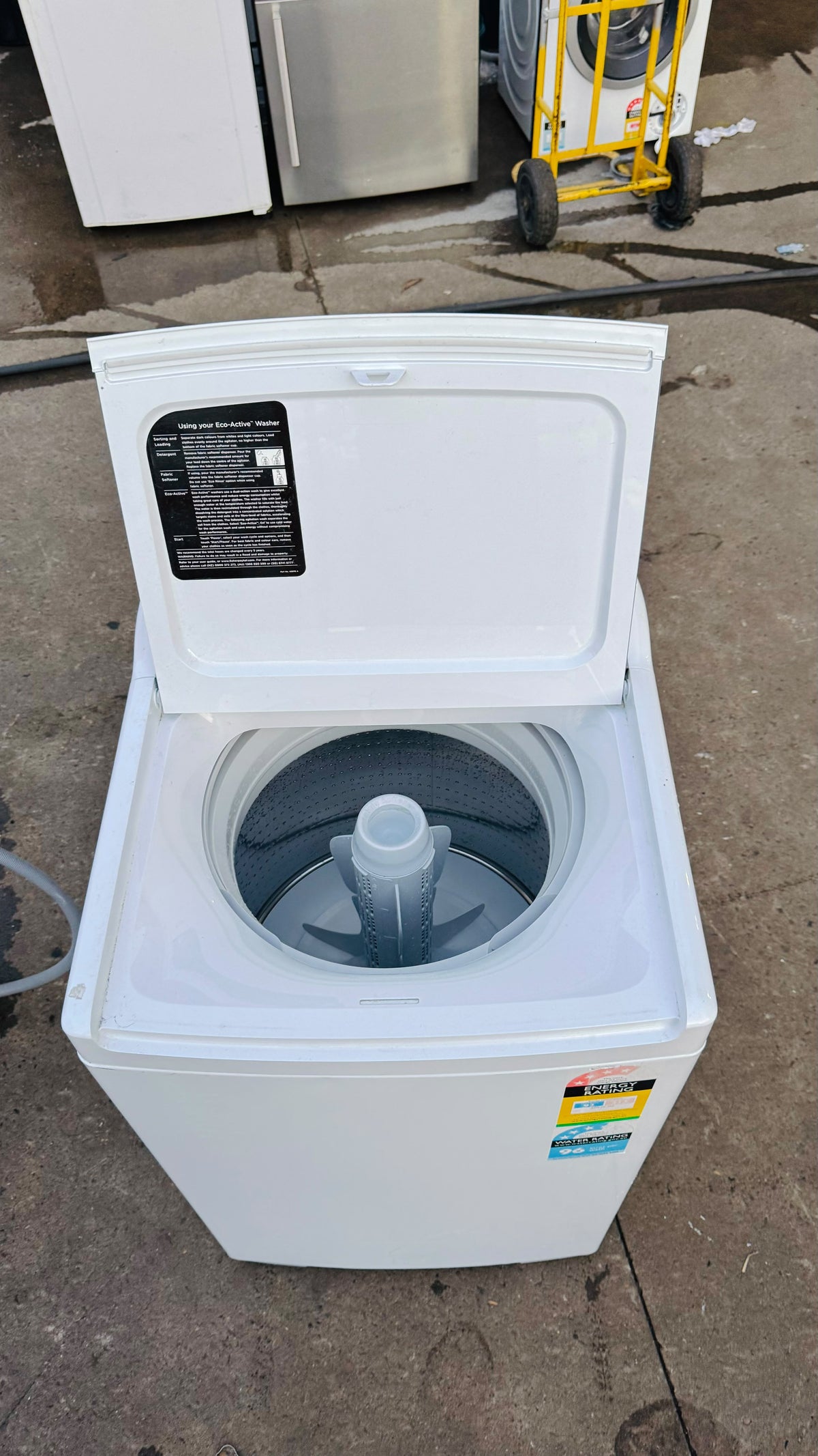 FISHER AND PAYKEL 8.5KGS TOP LOADER WASHING MACHINE