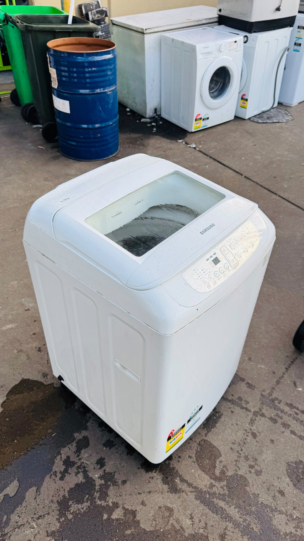 SAMSUNG 6.5KGS TOP LOADER WASHING MACHINE