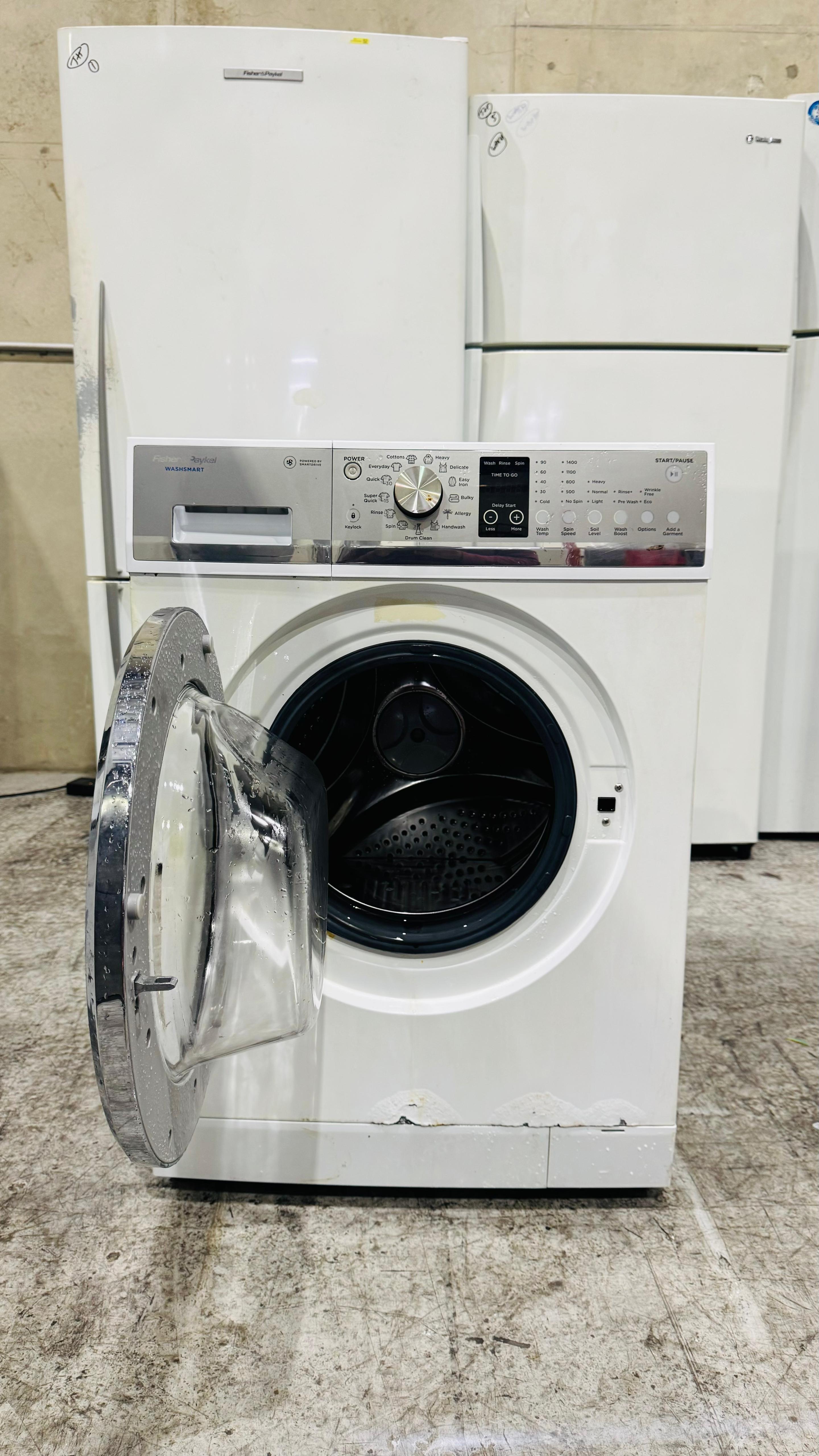 FISHER AND PAYKEL 7.5 KGS FRONT LOADER WASHING MACHINE