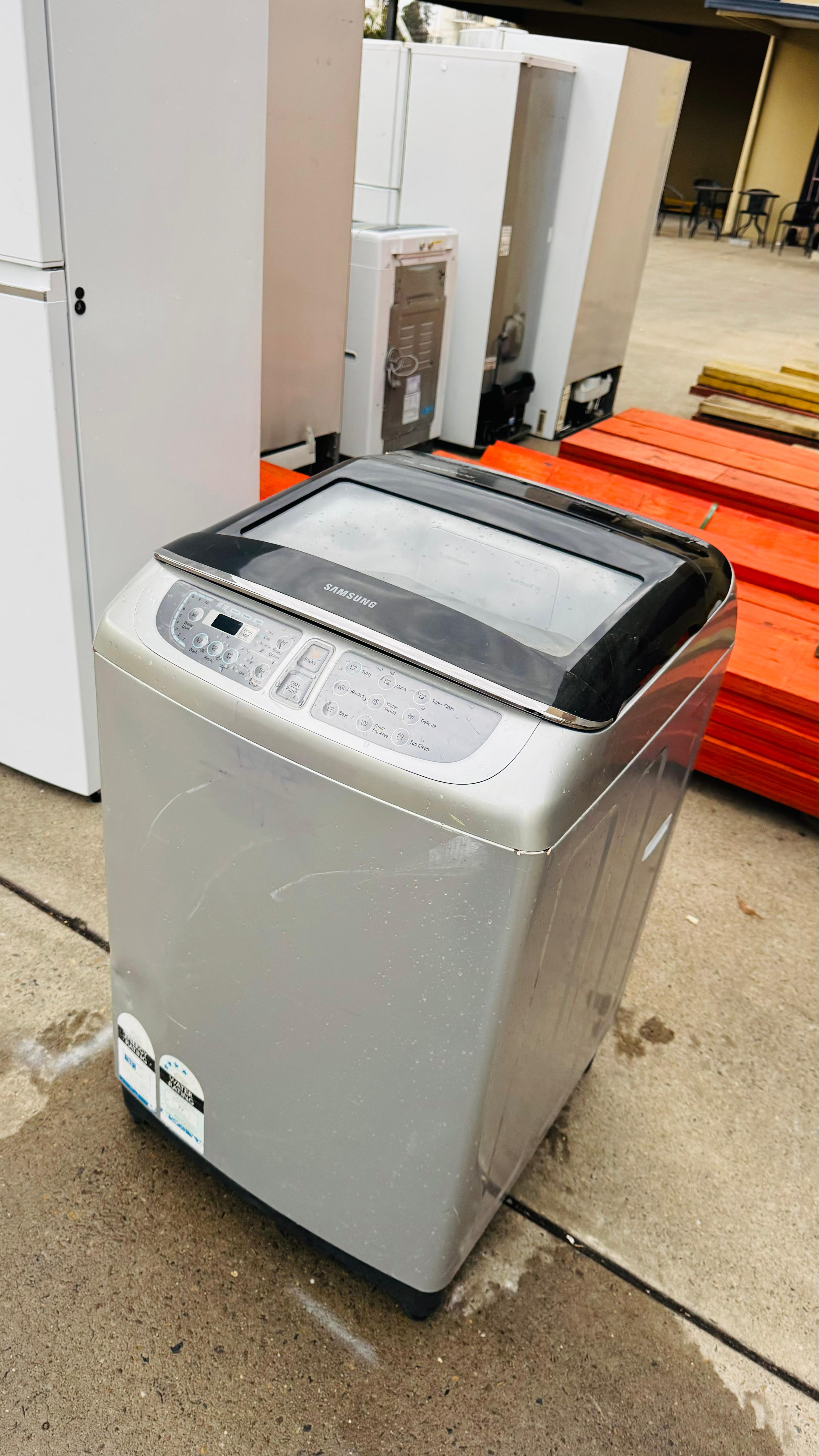 SAMSUNG 7.5KGS TOP LOADER WASHING MACHINE