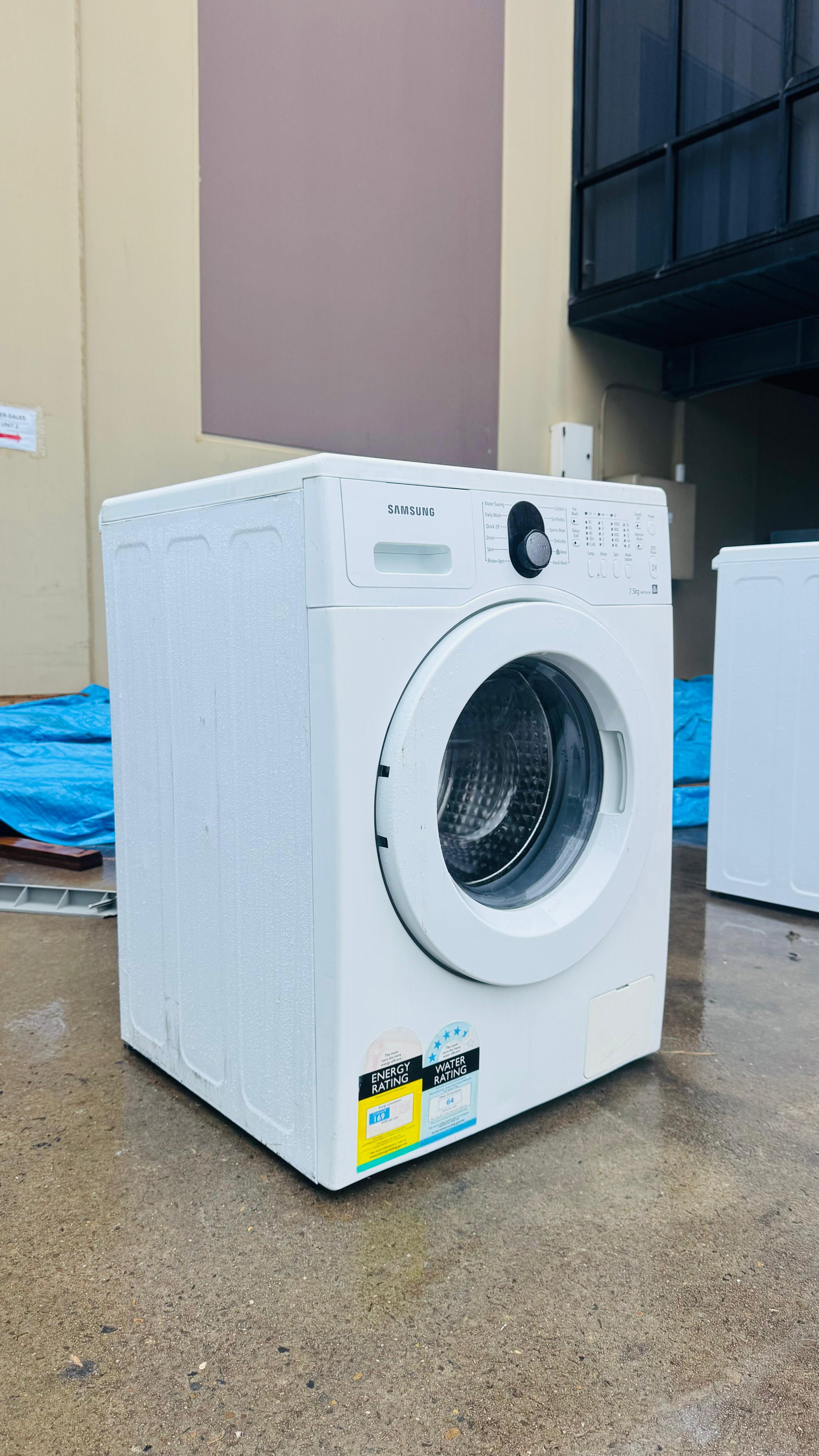 SAMSUNG 7.5KGS FRONT LOADER WASHING MACHINE