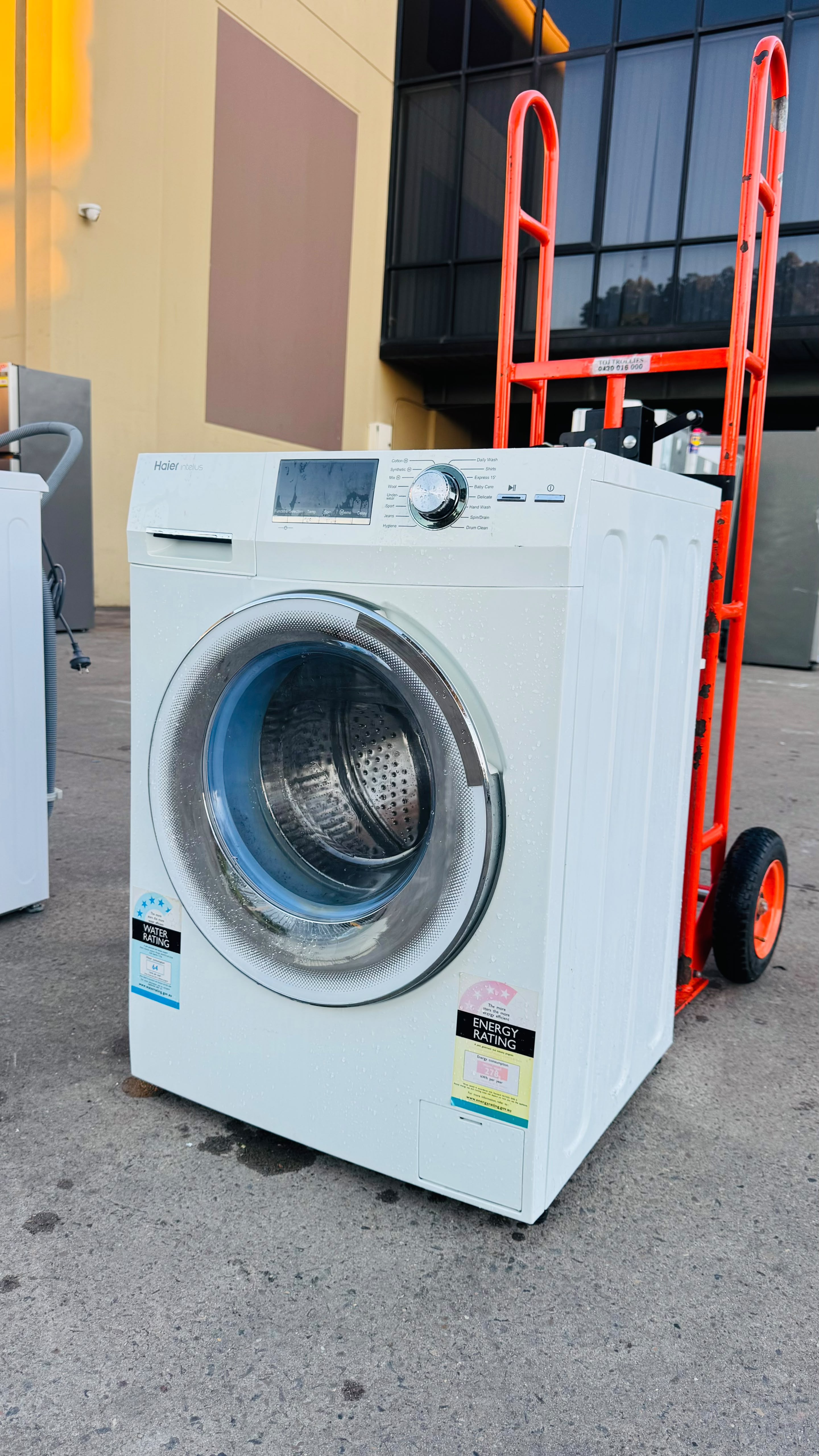 HAIER 7.5KGS FRONT LOADER WASHING MACHINE