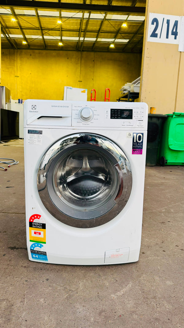 ELECTROLUX 7.5KGS FRONT LOADER WASHING MACHINE
