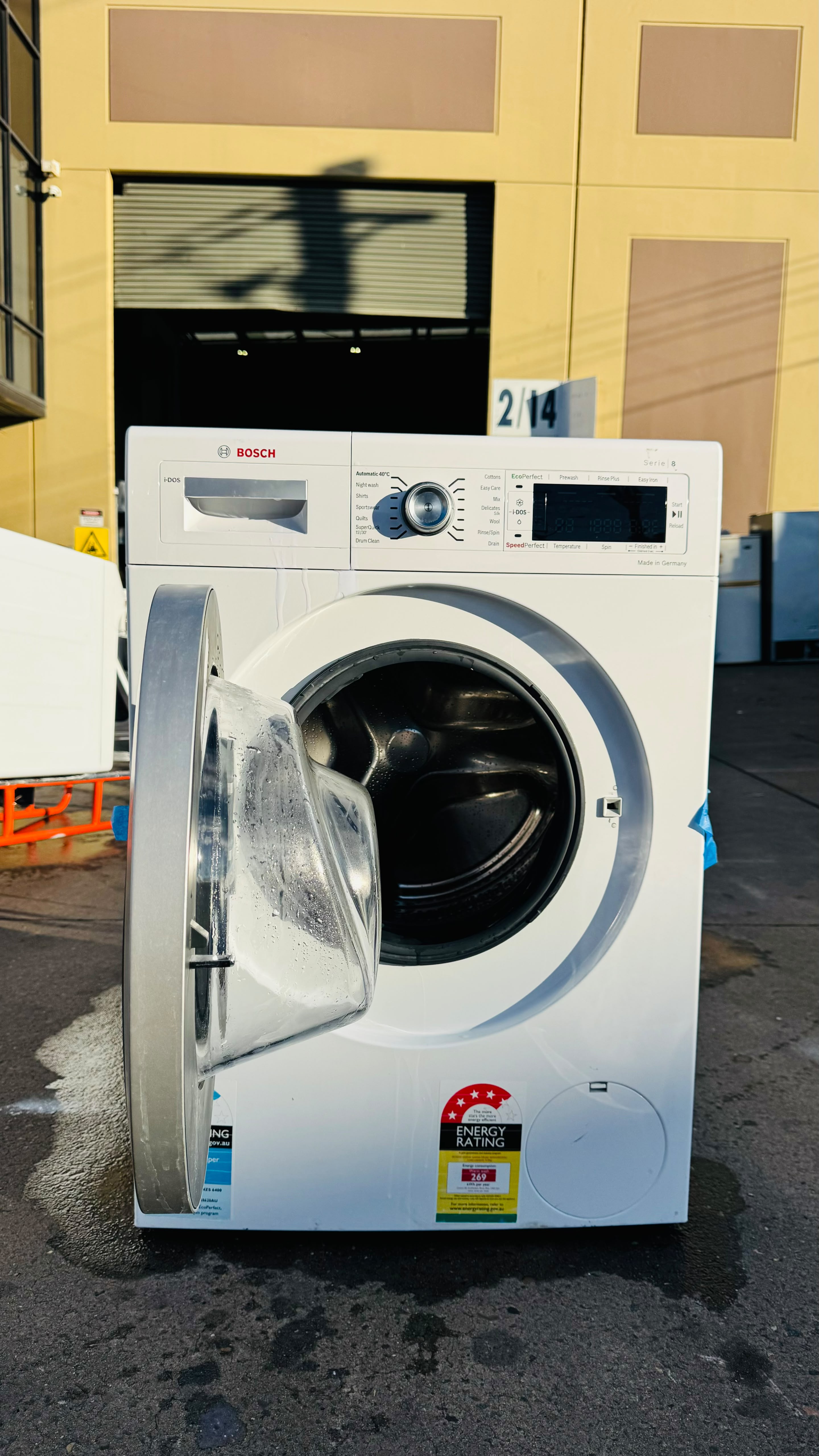 BOSCH 9KGS FRONT LOADER WASHING MACHINE