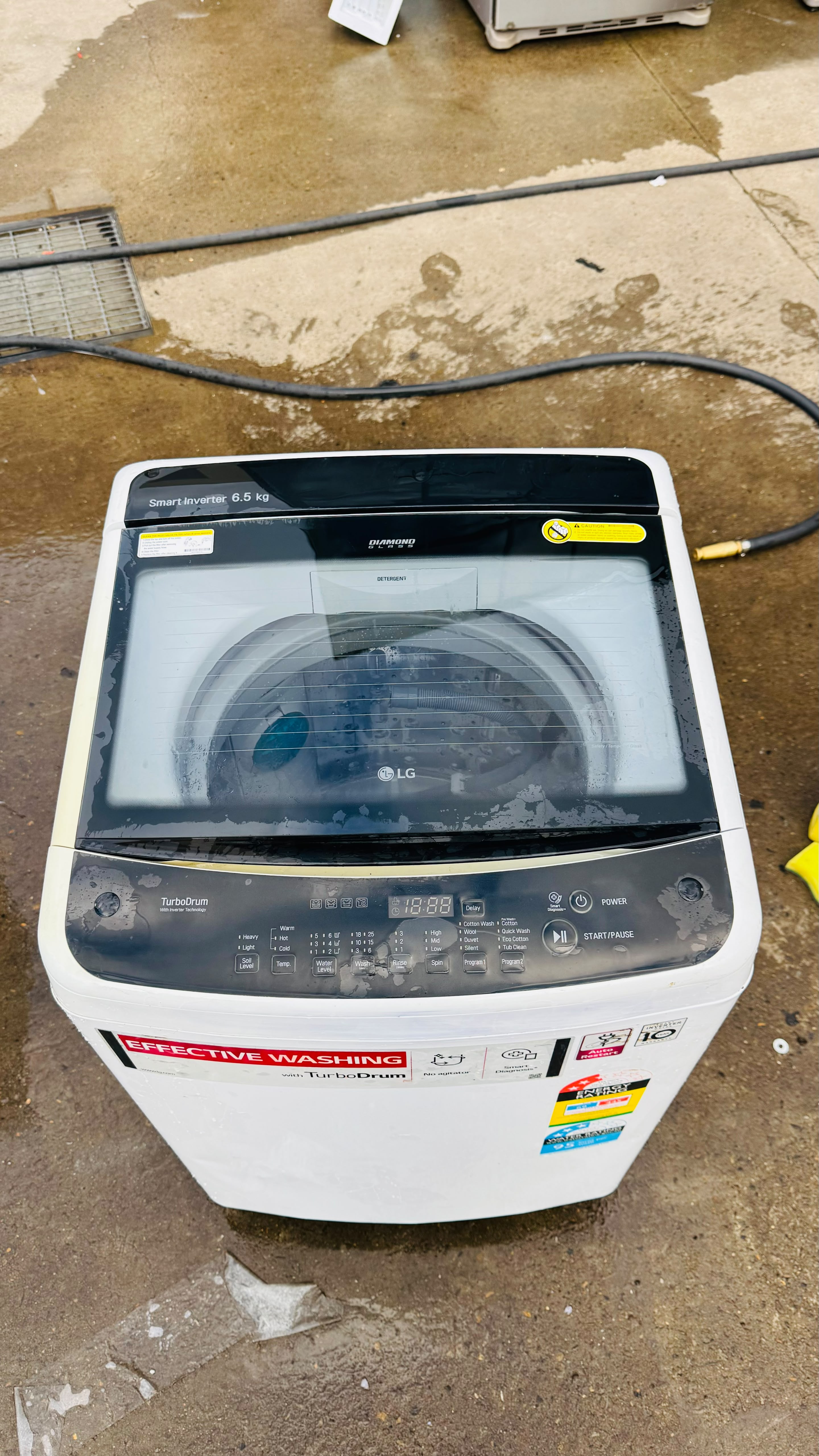 LG 6.5KGS TOP LOADER WASHING MACHINE
