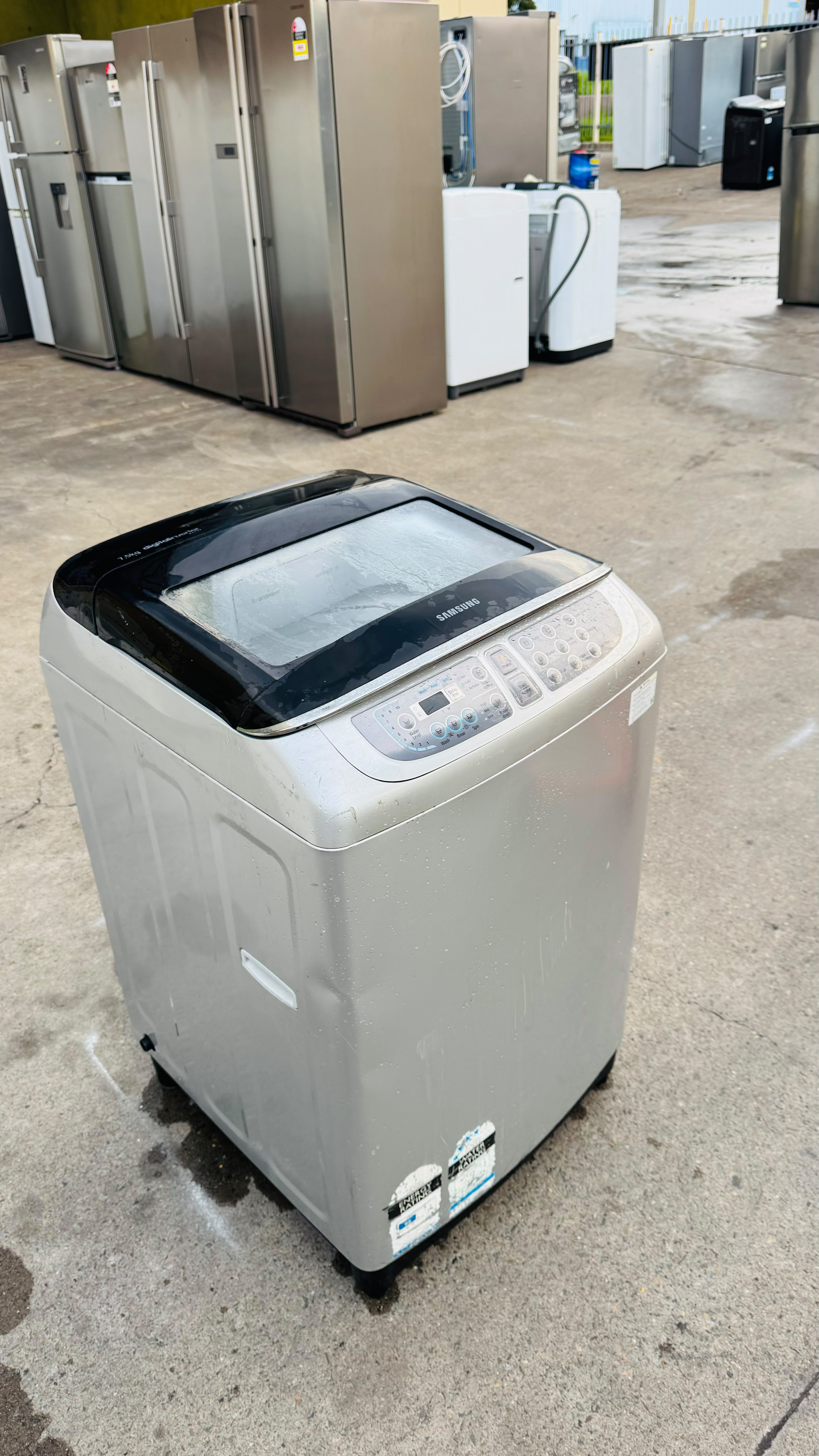 SAMSUNG 7.5KGS TOP LOADER WASHING MACHINE