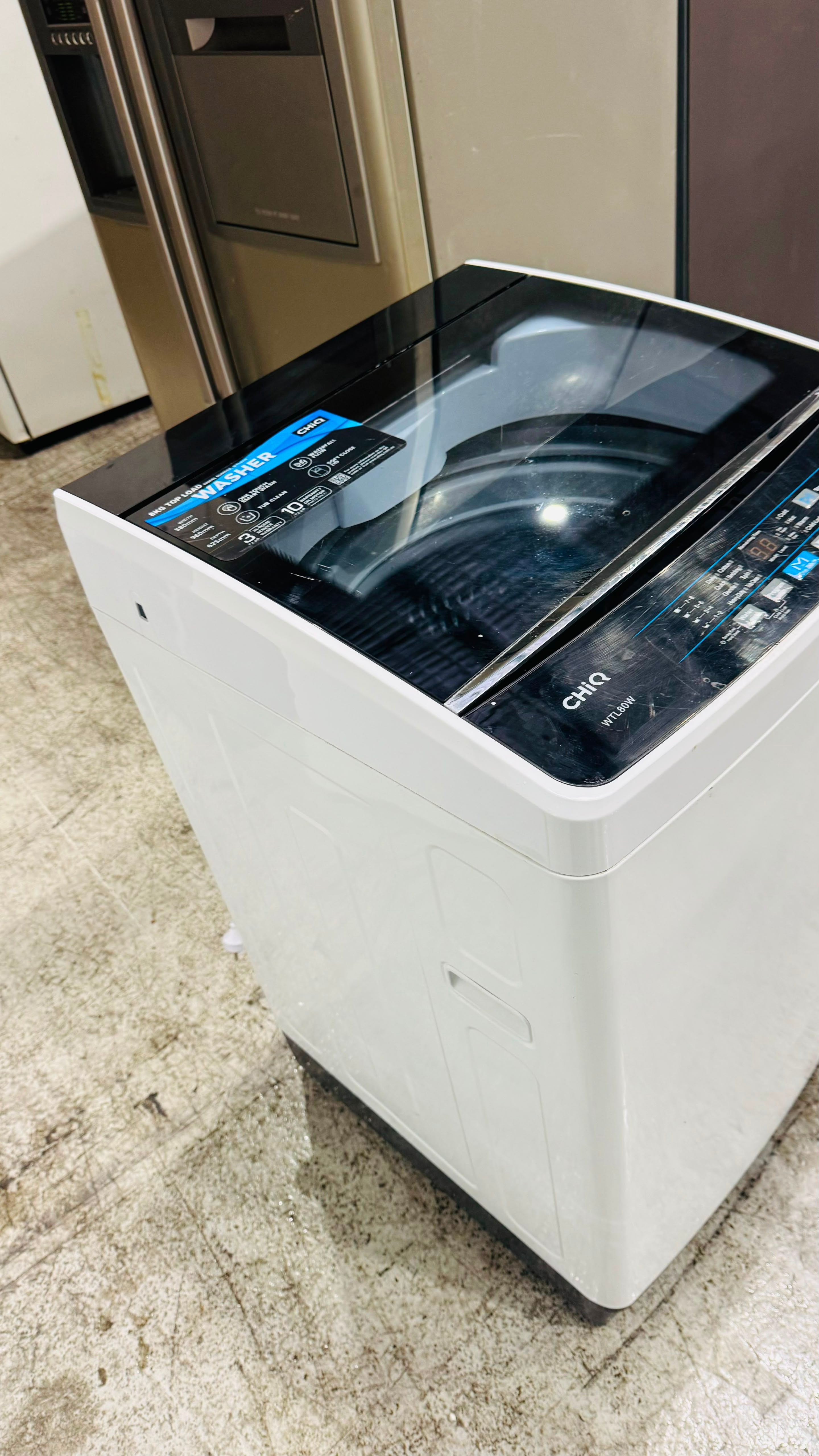 CHIQ 8KGS TOP LOADER WASHING MACHINE
