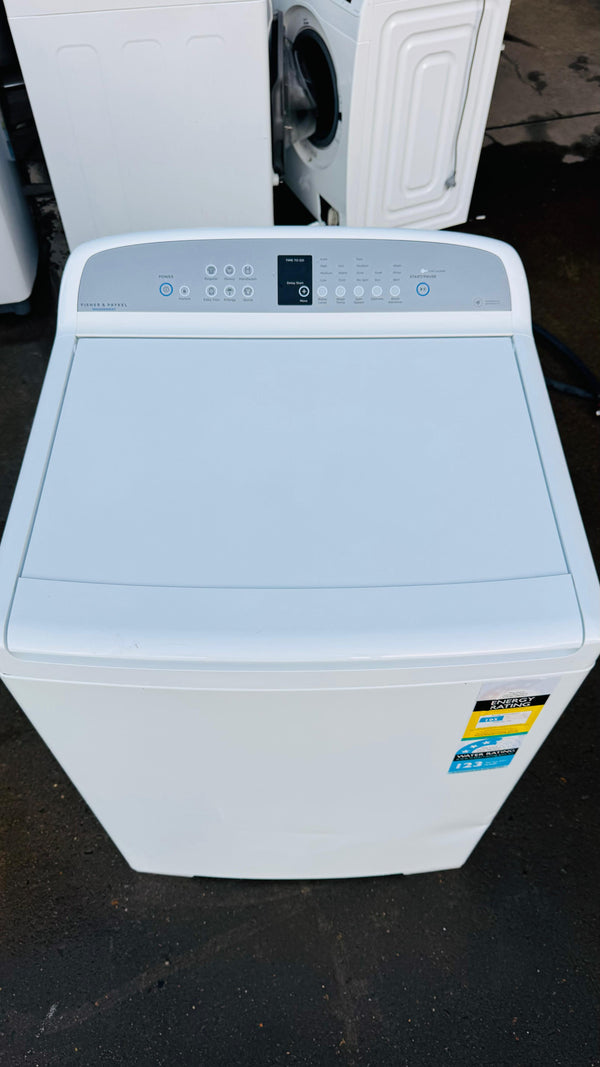 FISHER AND PAYKEL 10KGS TOP LOADER WASHING MACHINE