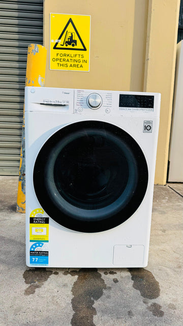 LG 7.5KGS FRONT LOADER WASHING MACHINE