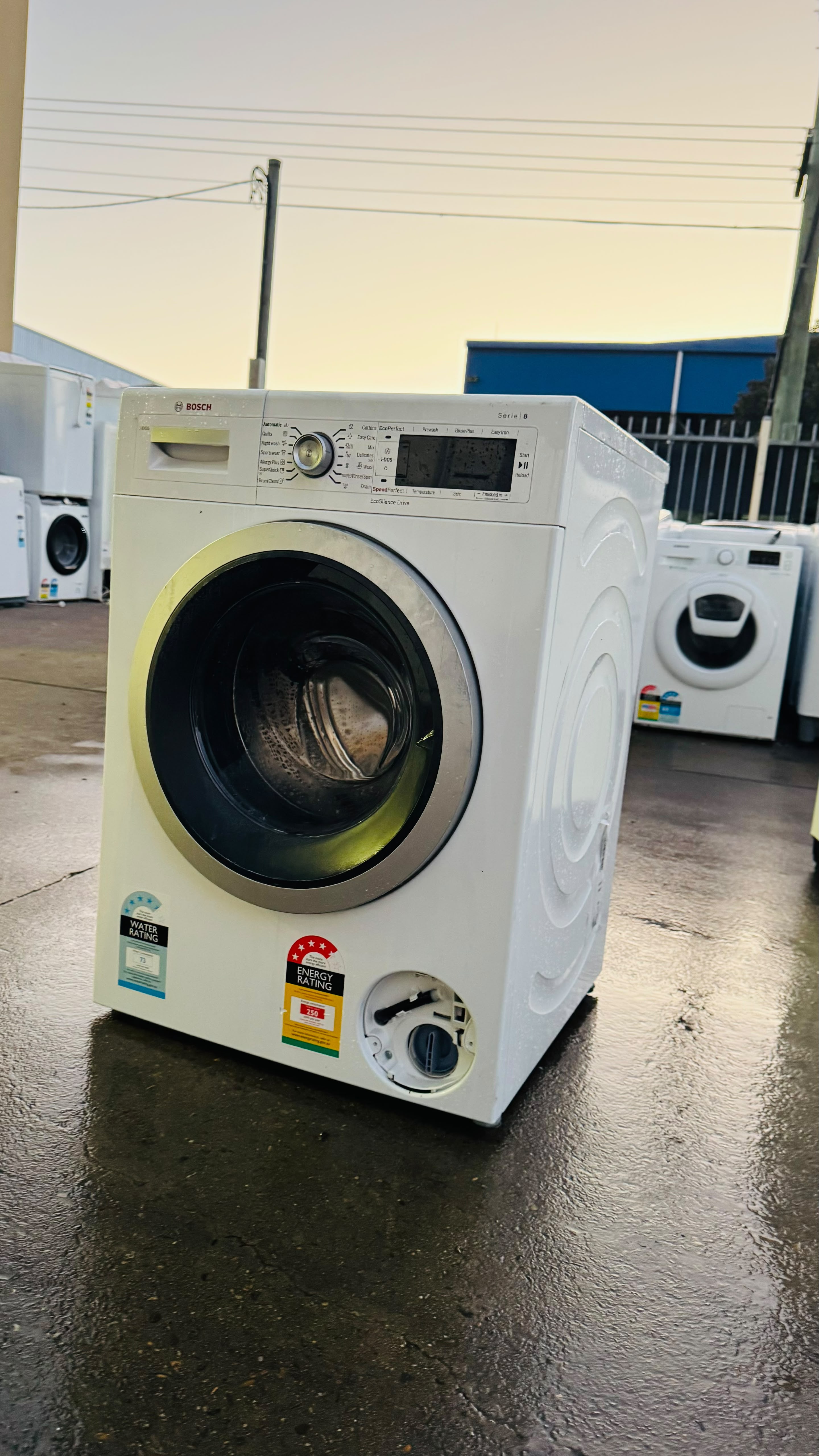 BOSCH 8.5KGS FRONT LOADER WASHING MACHINE