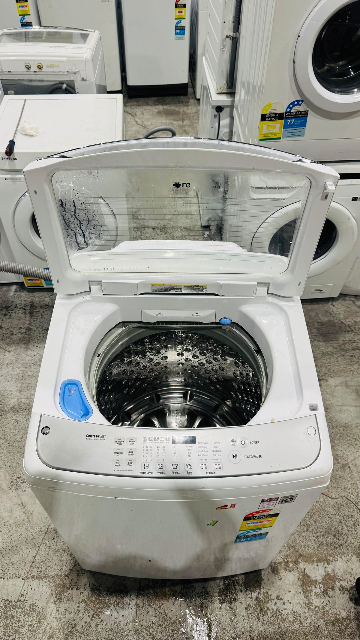 LG 10KGS TOP LOADER WASHING MACHINE