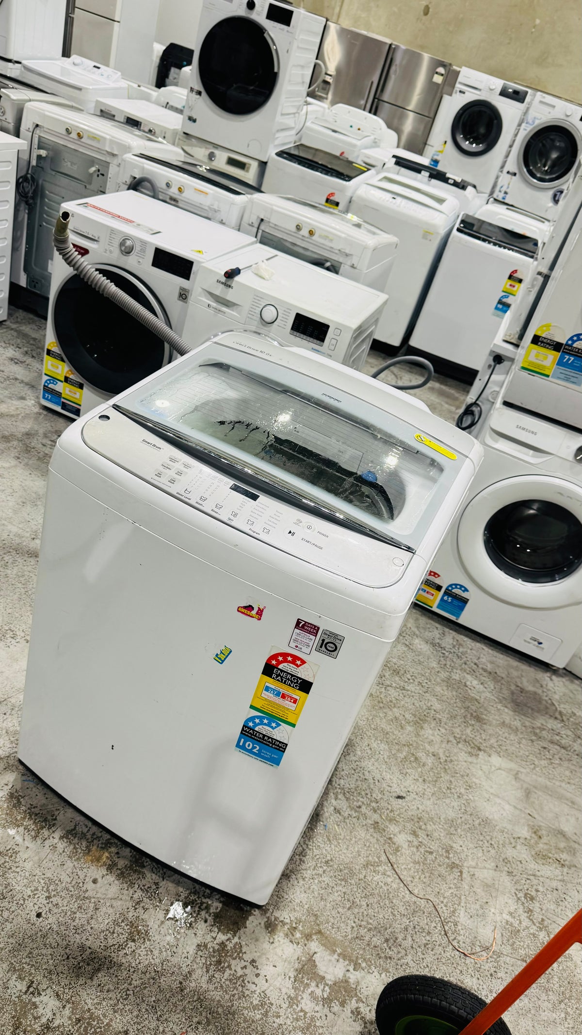 LG 10KGS TOP LOADER WASHING MACHINE