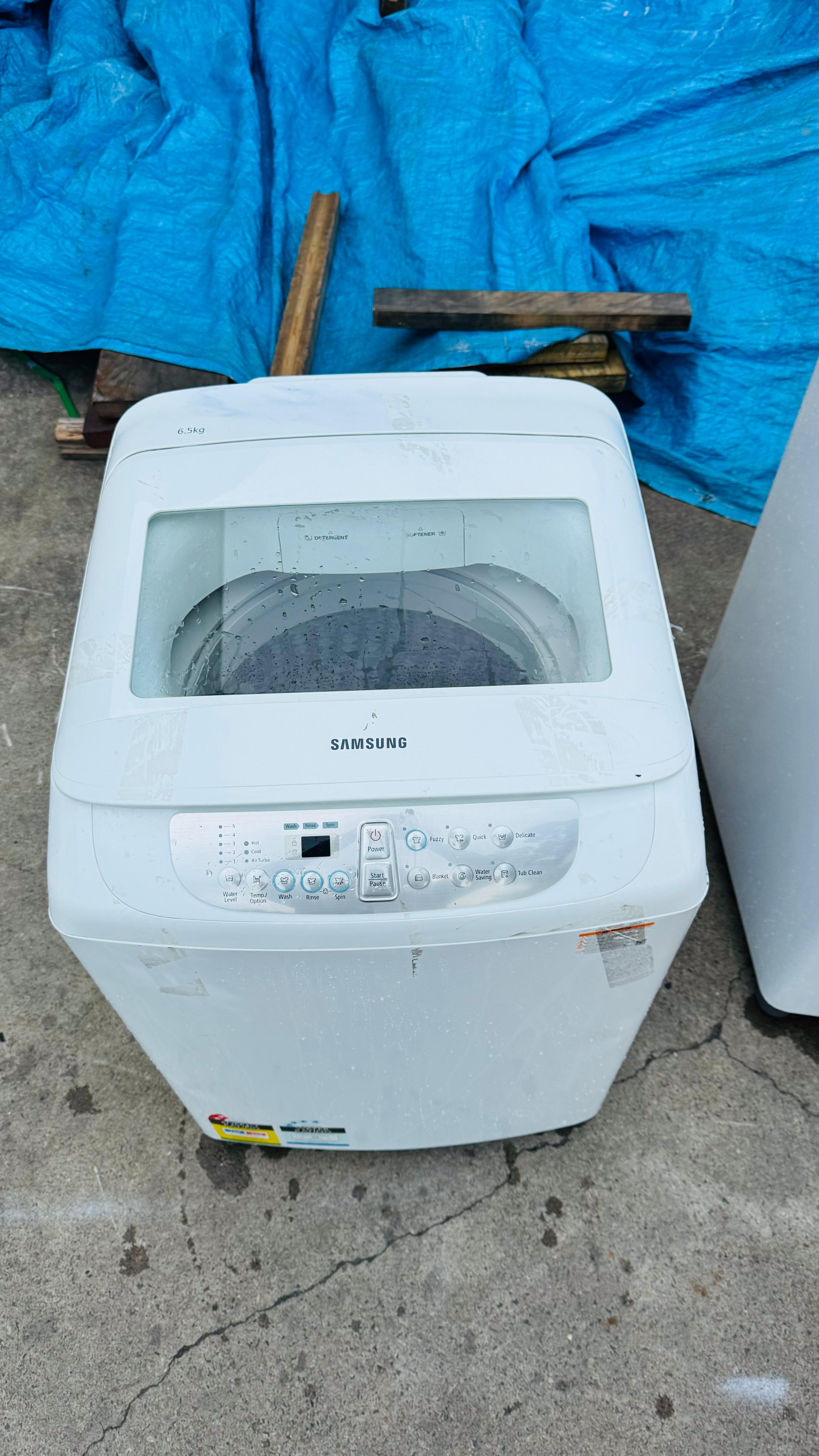 SAMSUNG 6.5KGS TOP LOADER WASHING MACHINE