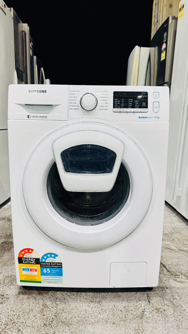 SAMSUNG 7.5KGS FRONT LOADER WASHING MACHINE