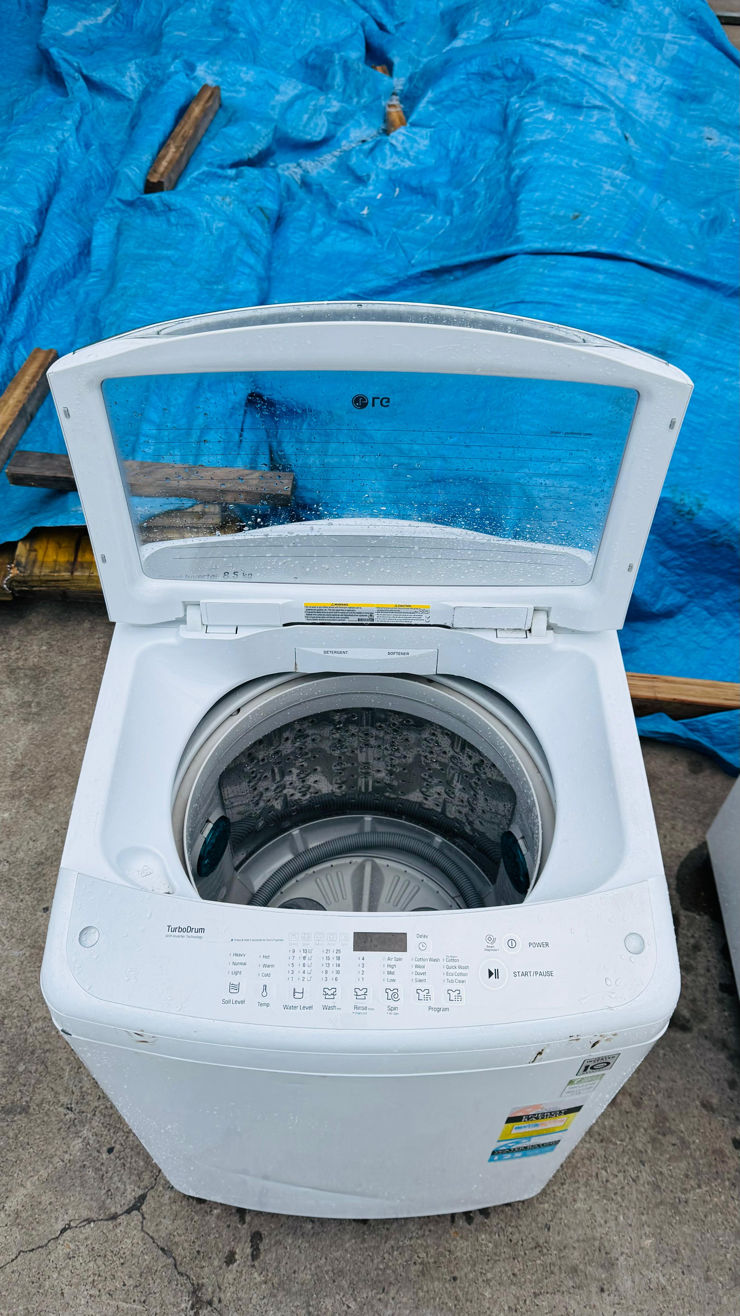 LG 8.5KGS TOP LOADER WASHING MACHINE