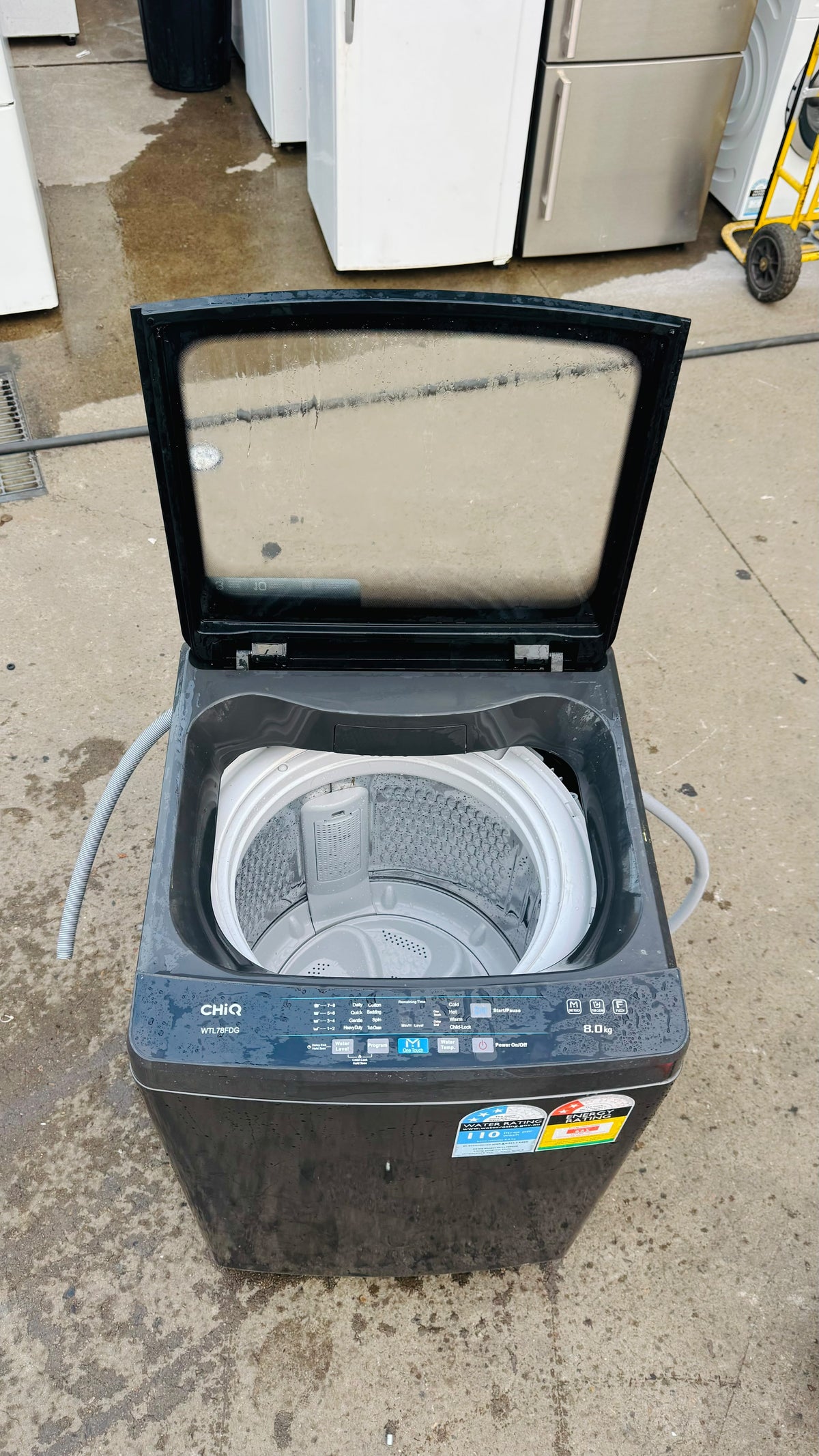 CHIQ 8KGS TOP LOADER WASHING MACHINE