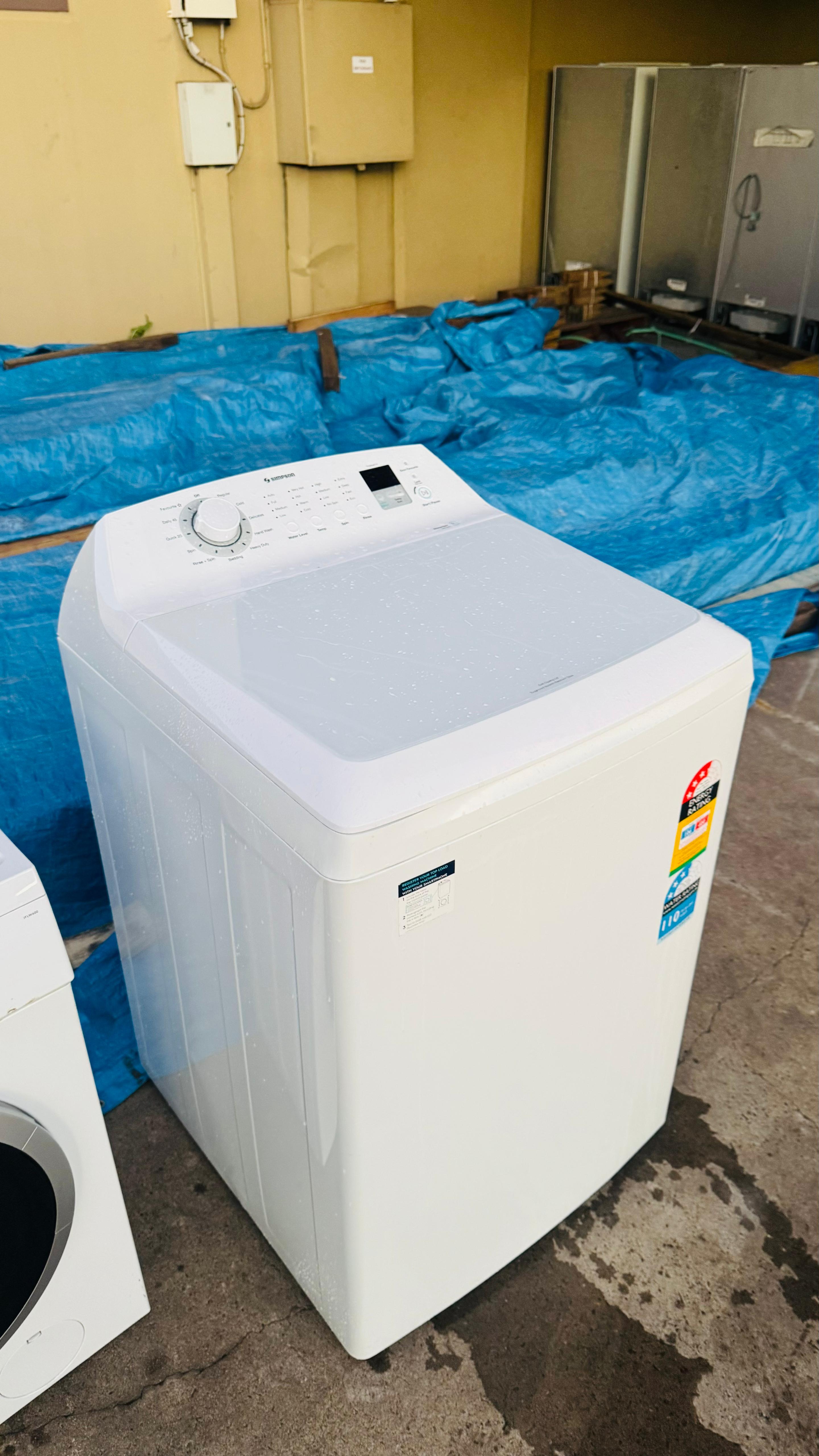 SIMPSON 9KGS TOP LOADER WASHING MACHINE