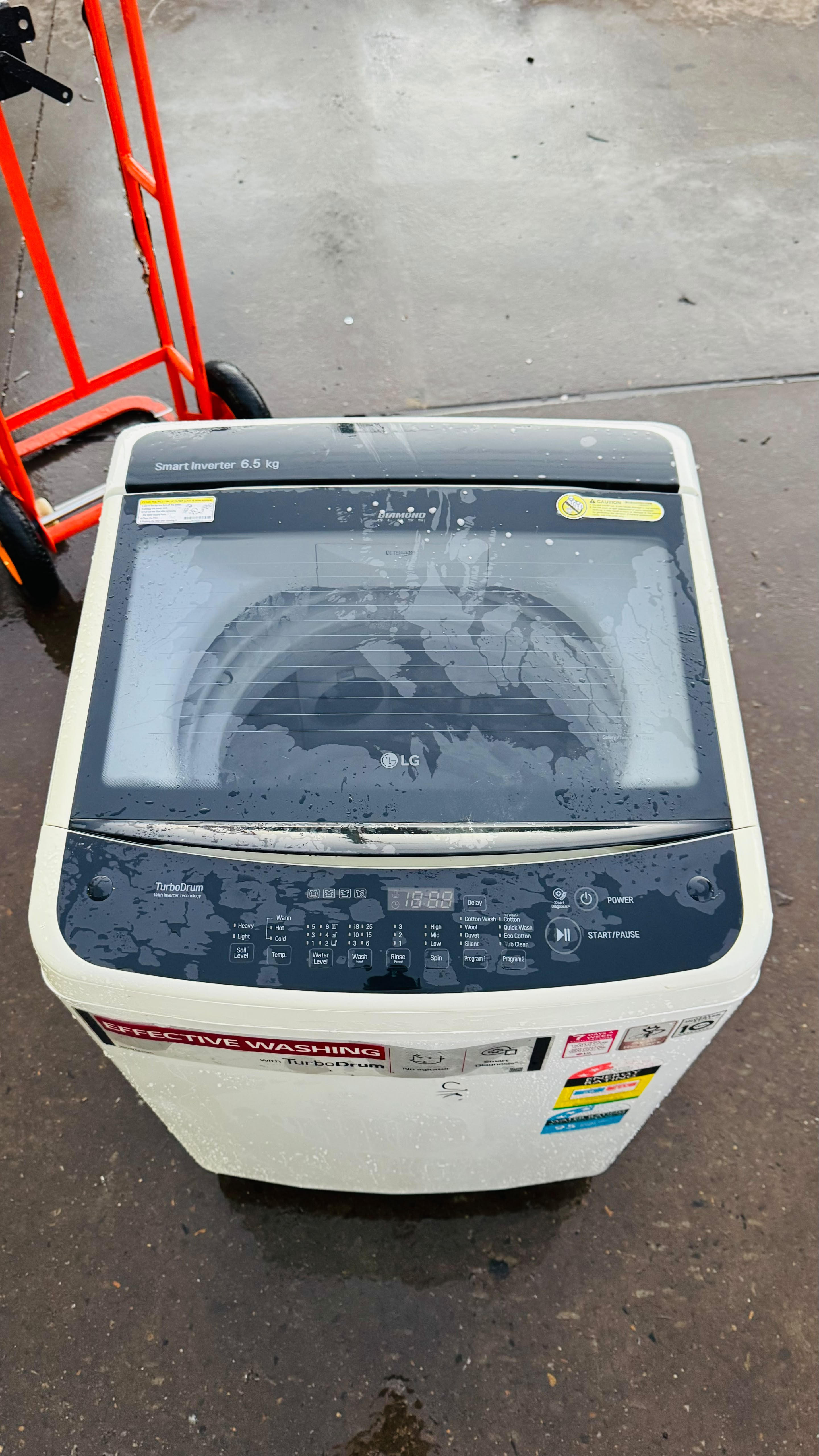 LG 6.5KGS TOP LOADER WASHING MACHINE
