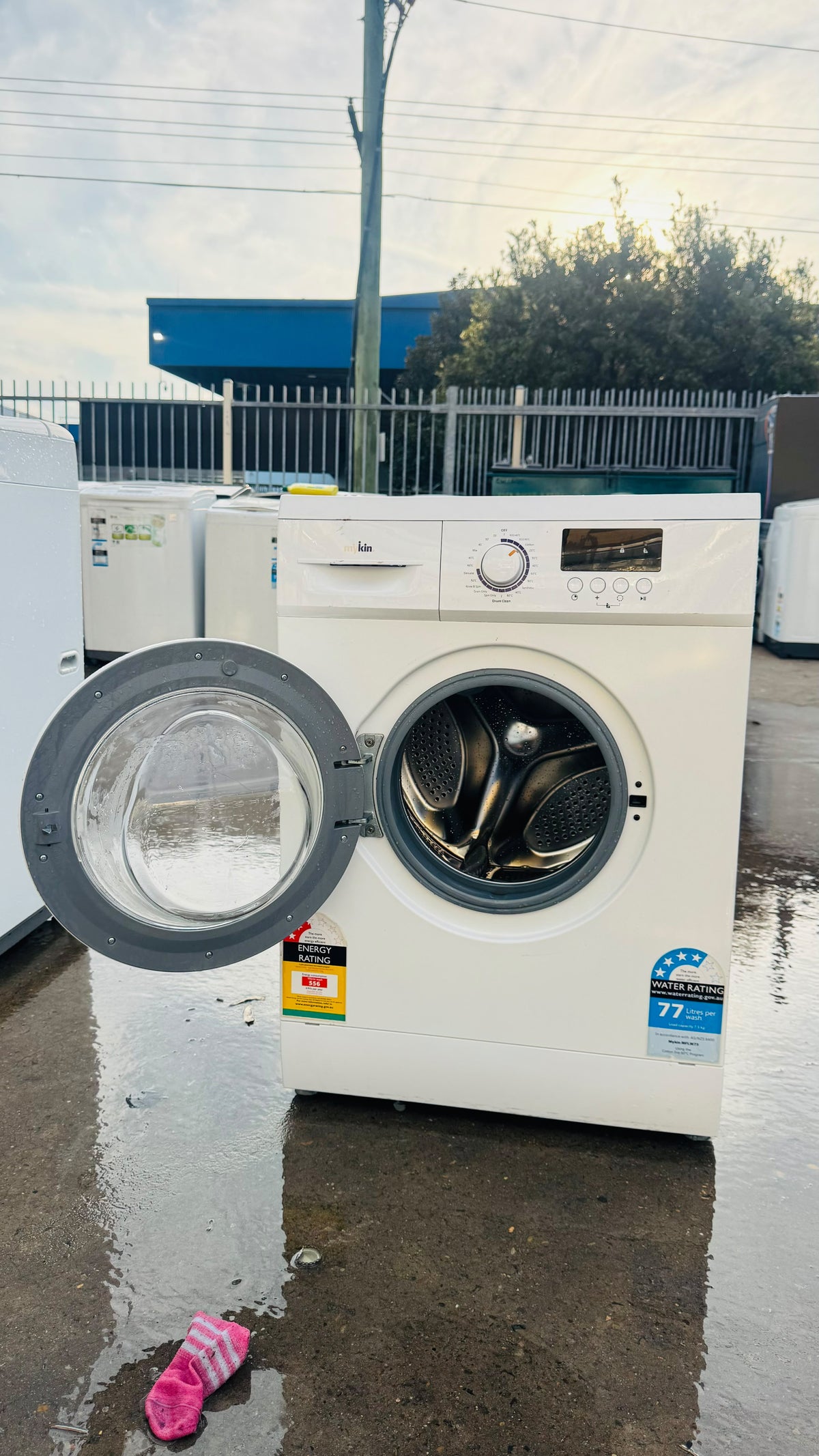 MYKIN 7.5KGS FRONT LOADER WASHING MACHINE