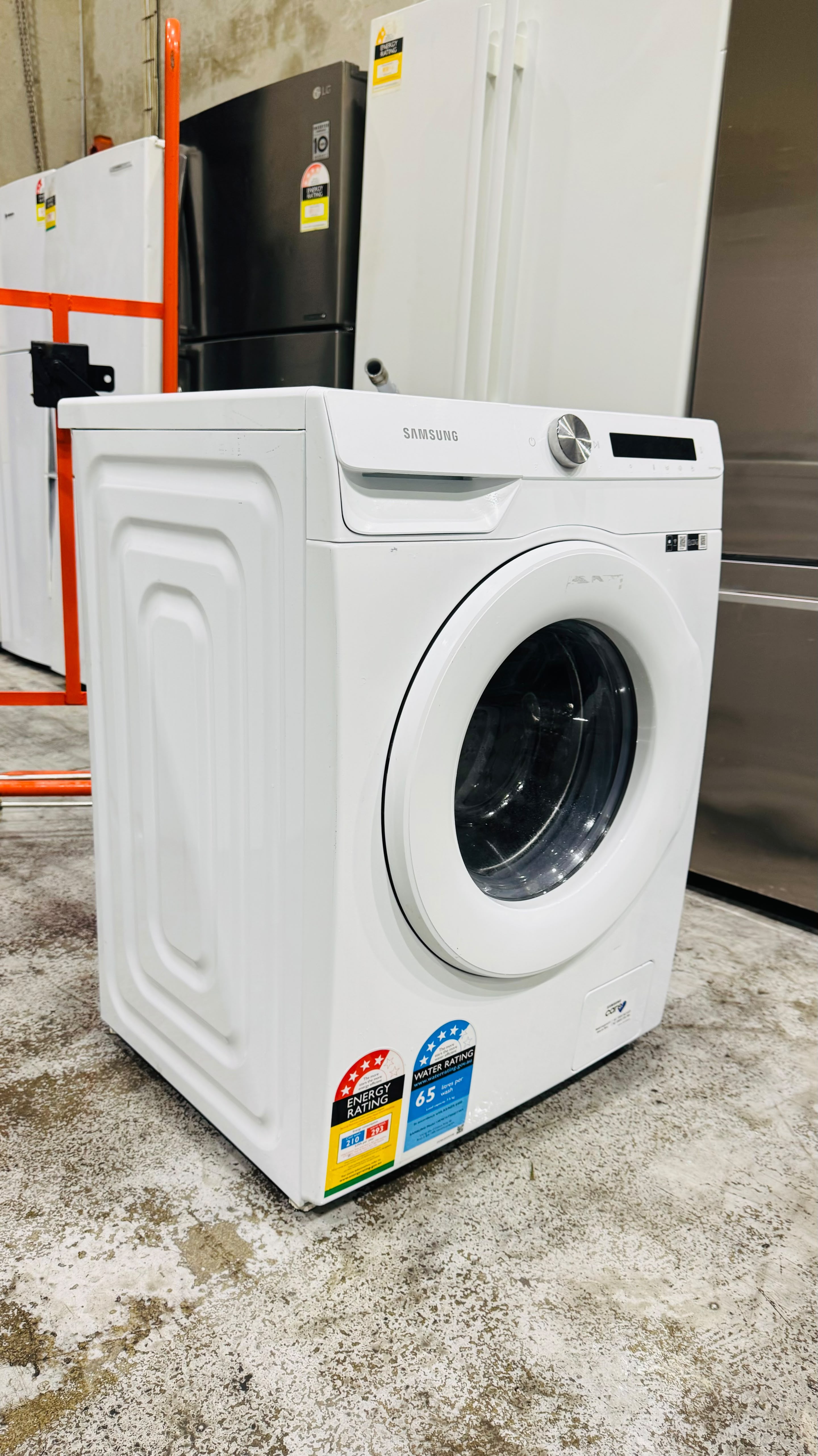 SAMSUNG 7.5KGS FRONT LOADER WASHING MACHINE