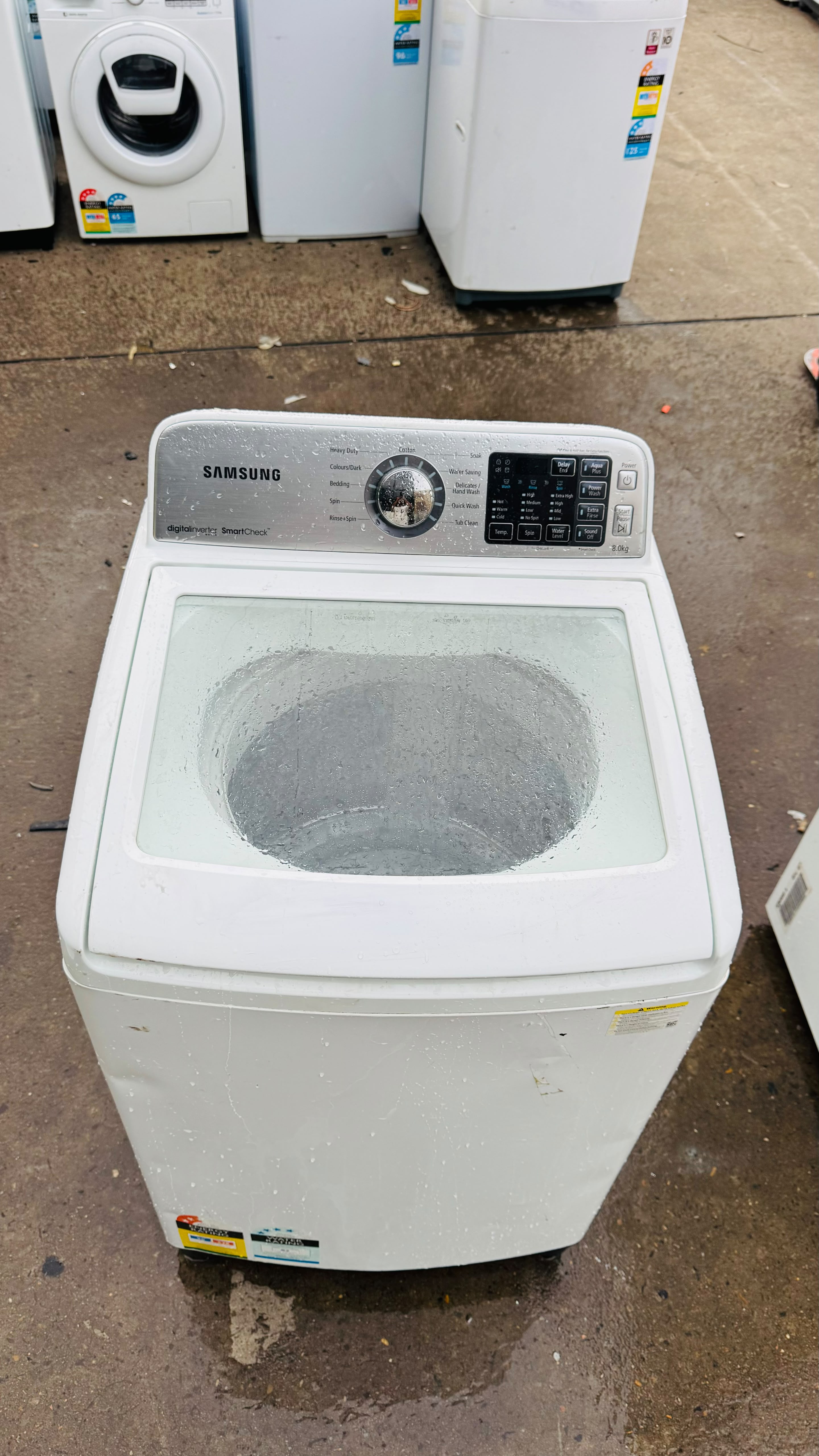 SAMSUNG 8KGS TOP LOADER WASHING MACHINE
