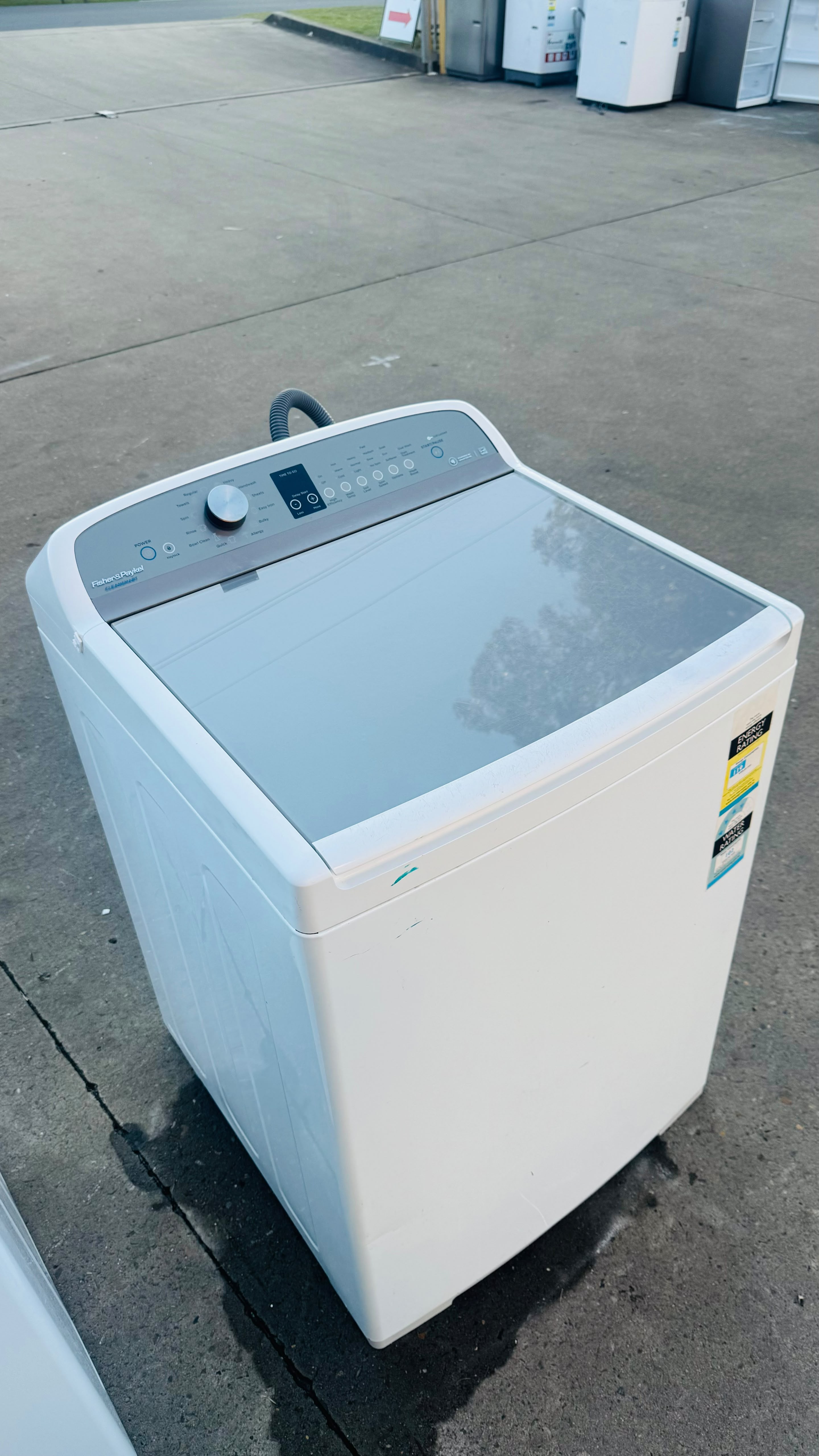 FISHER AND PAYKEL 10KGS TOP LOADER WASHING MACHINE