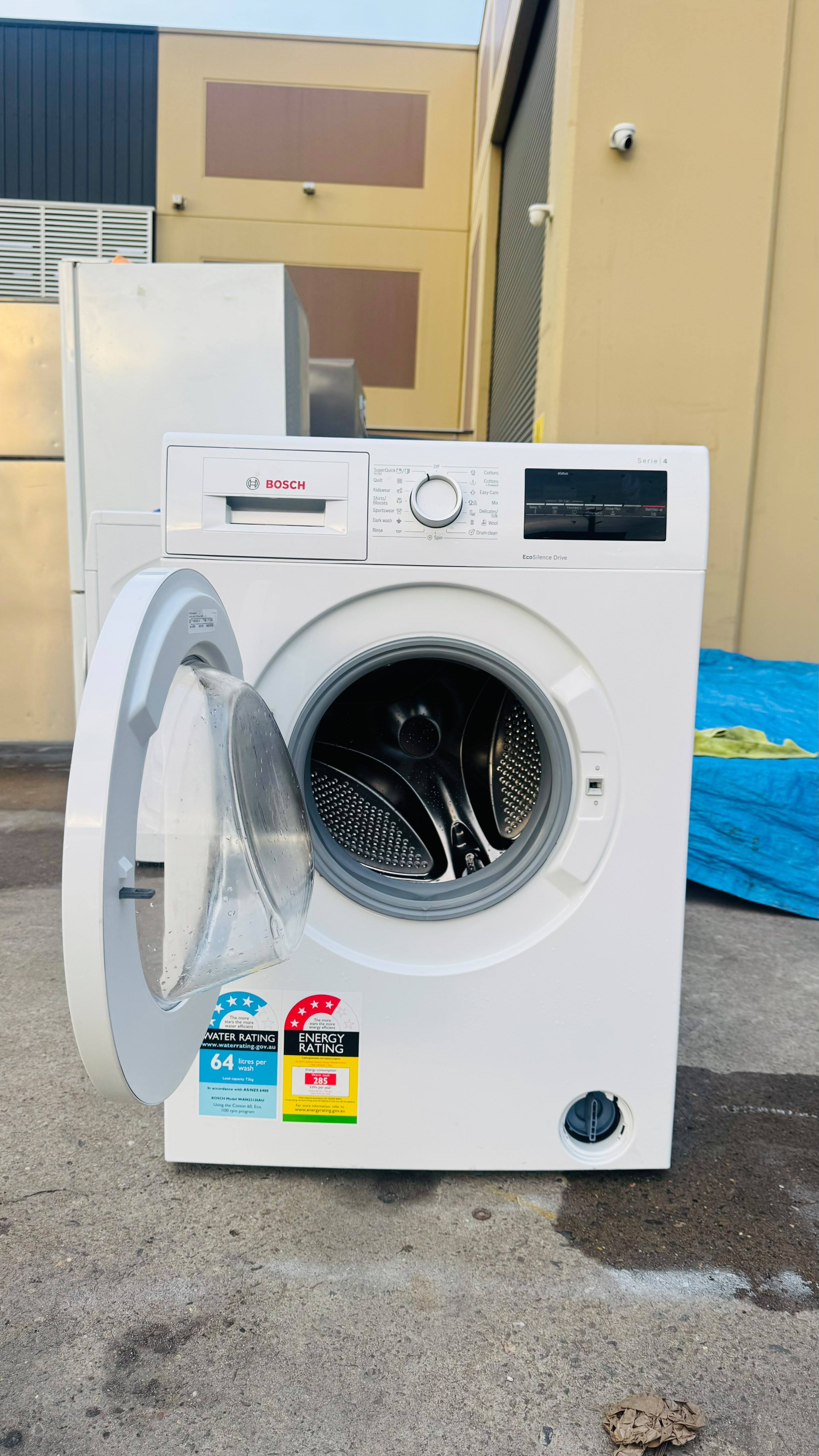 BOSCH 7.5KGS FRONT LOADER WASHING MACHINE