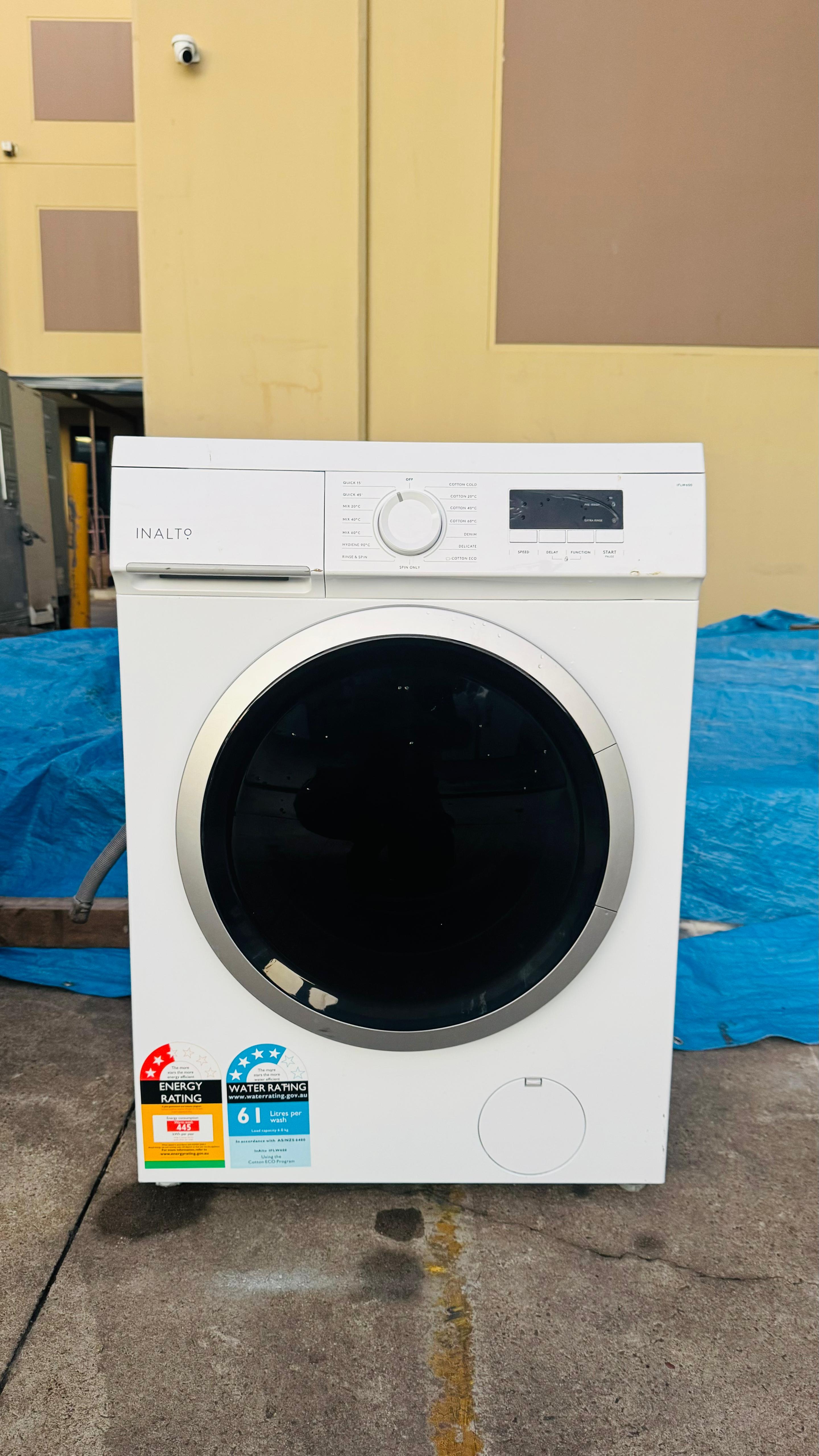 INALTO 6KGS FRONT LOADER WASHING MACHINE