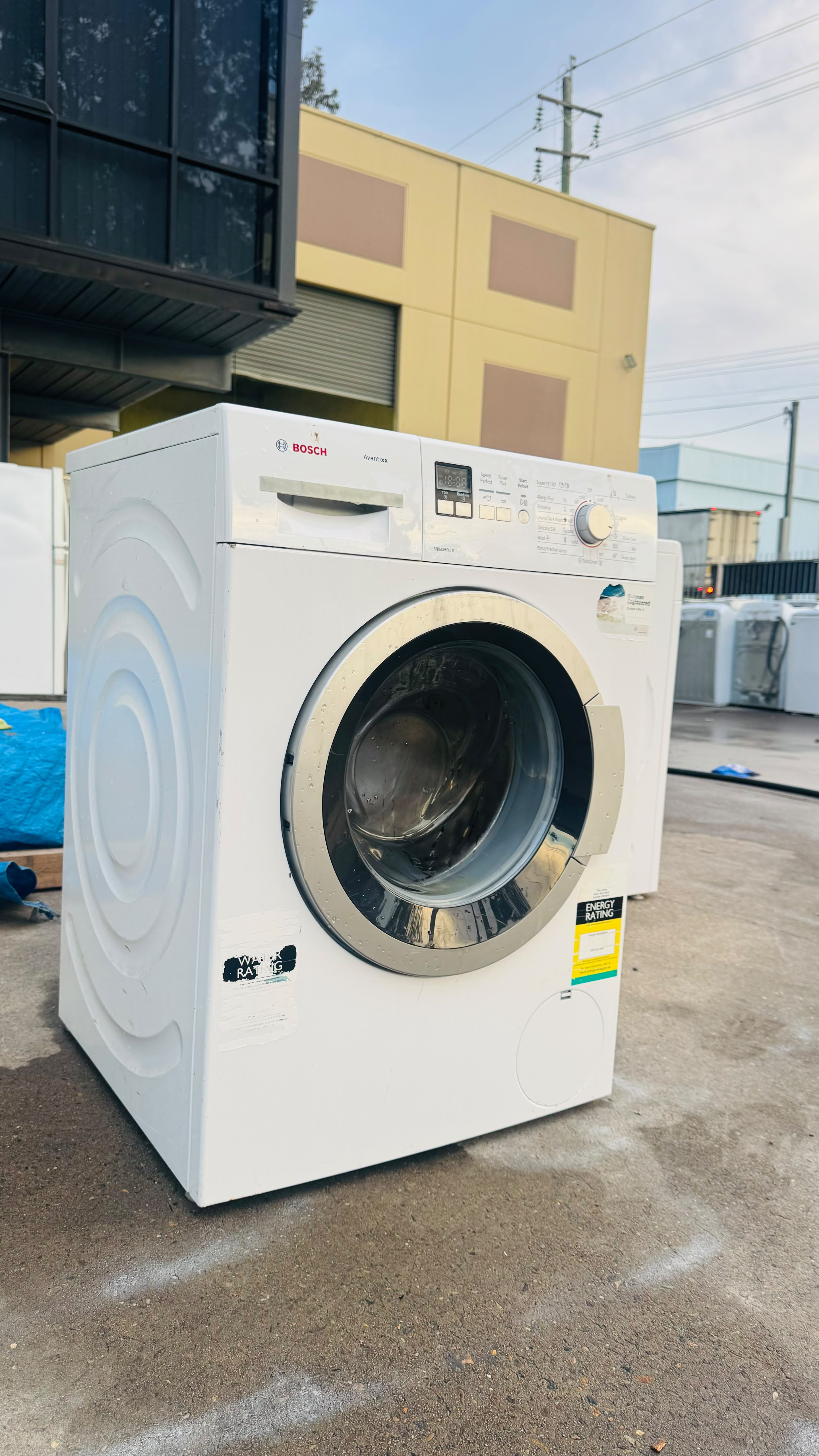BOSCH 7.5KGS FRONT LOADER WASHING MACHINE