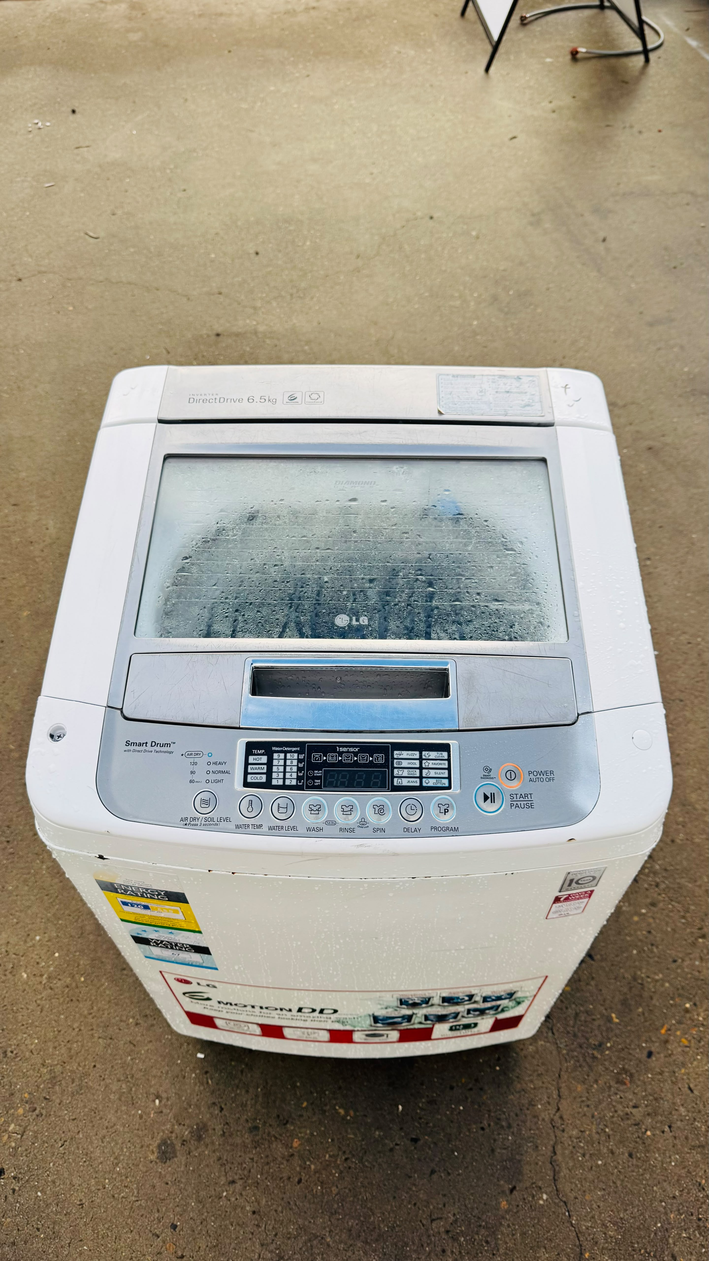 LG 6.5KGS TOP LOADER WASHING MACHINE