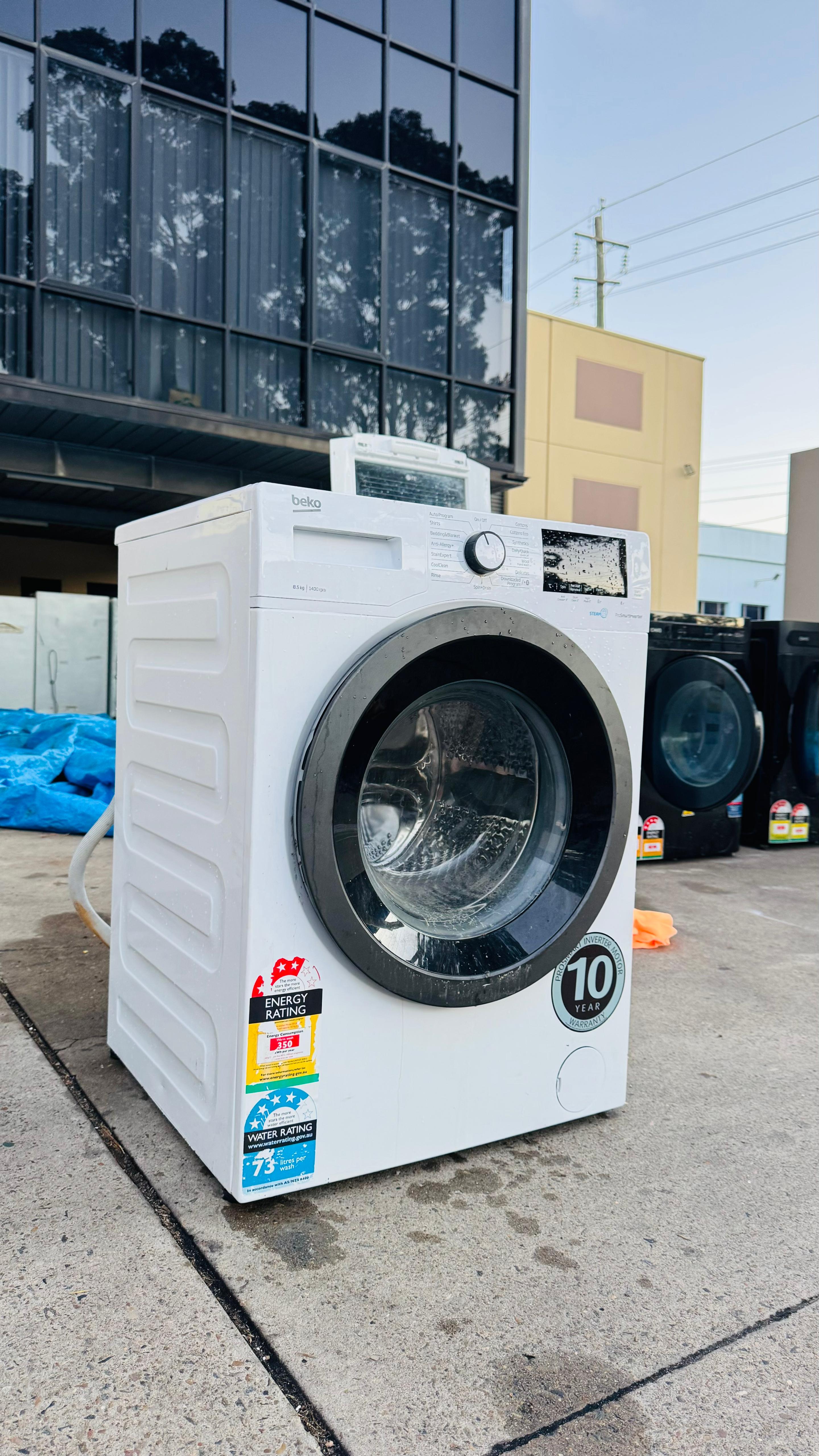 BEKO 8.5 KGS FRONT LOADER WASHING MACHINE