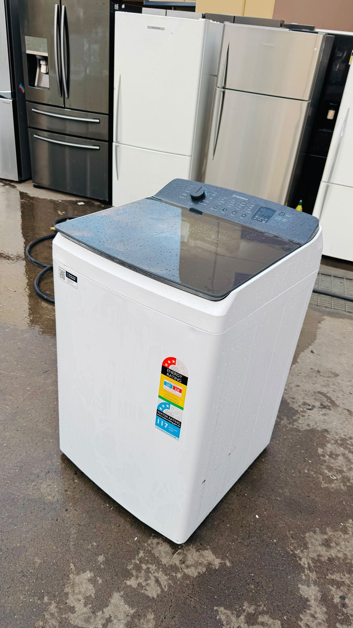 WESTINGHOUSE 8KGS TOP LOADER WASHING MACHINE