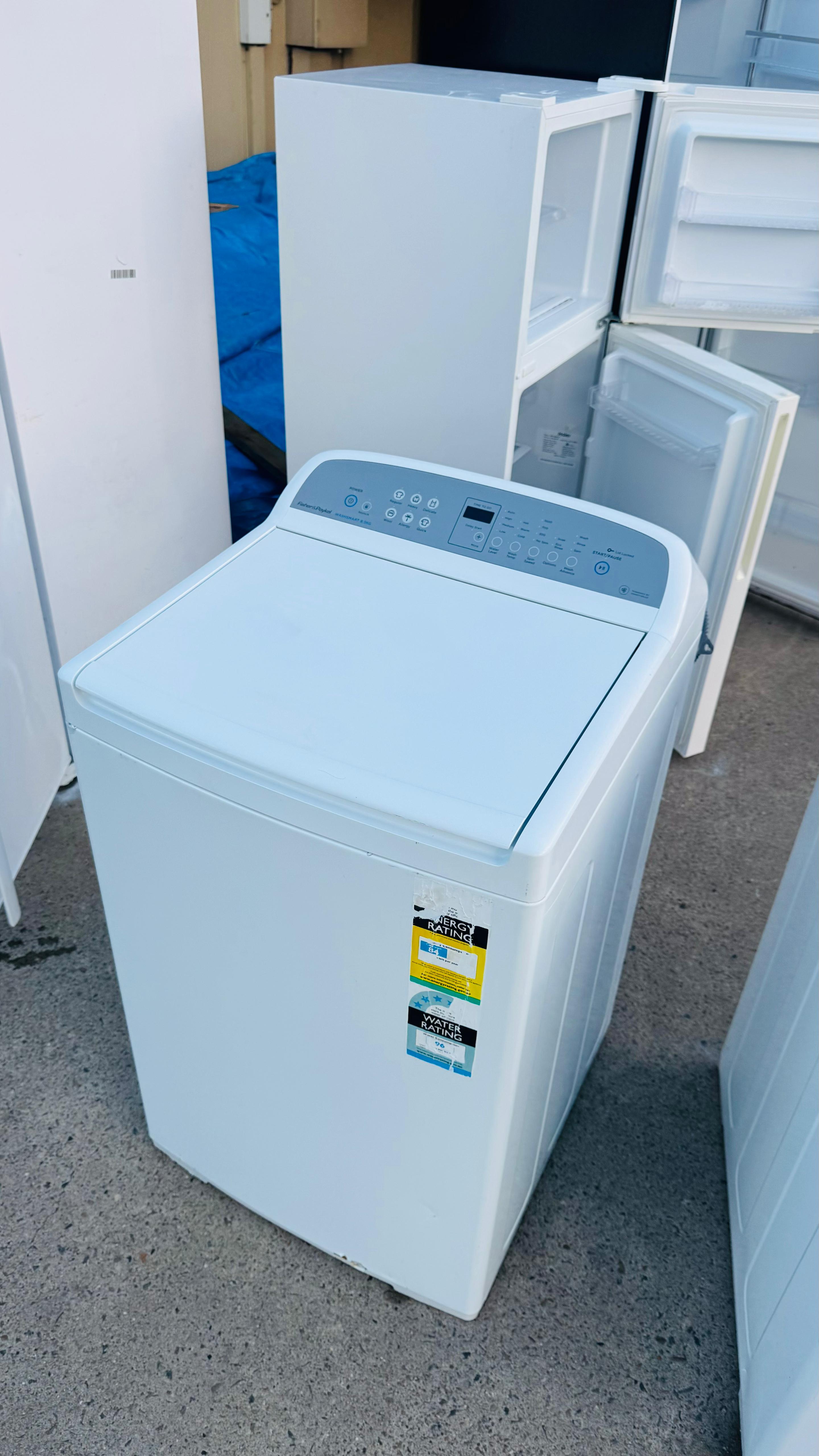 FISHER AND PAYKEL 8.5KGS TOP LOADER WASHING MACHINE