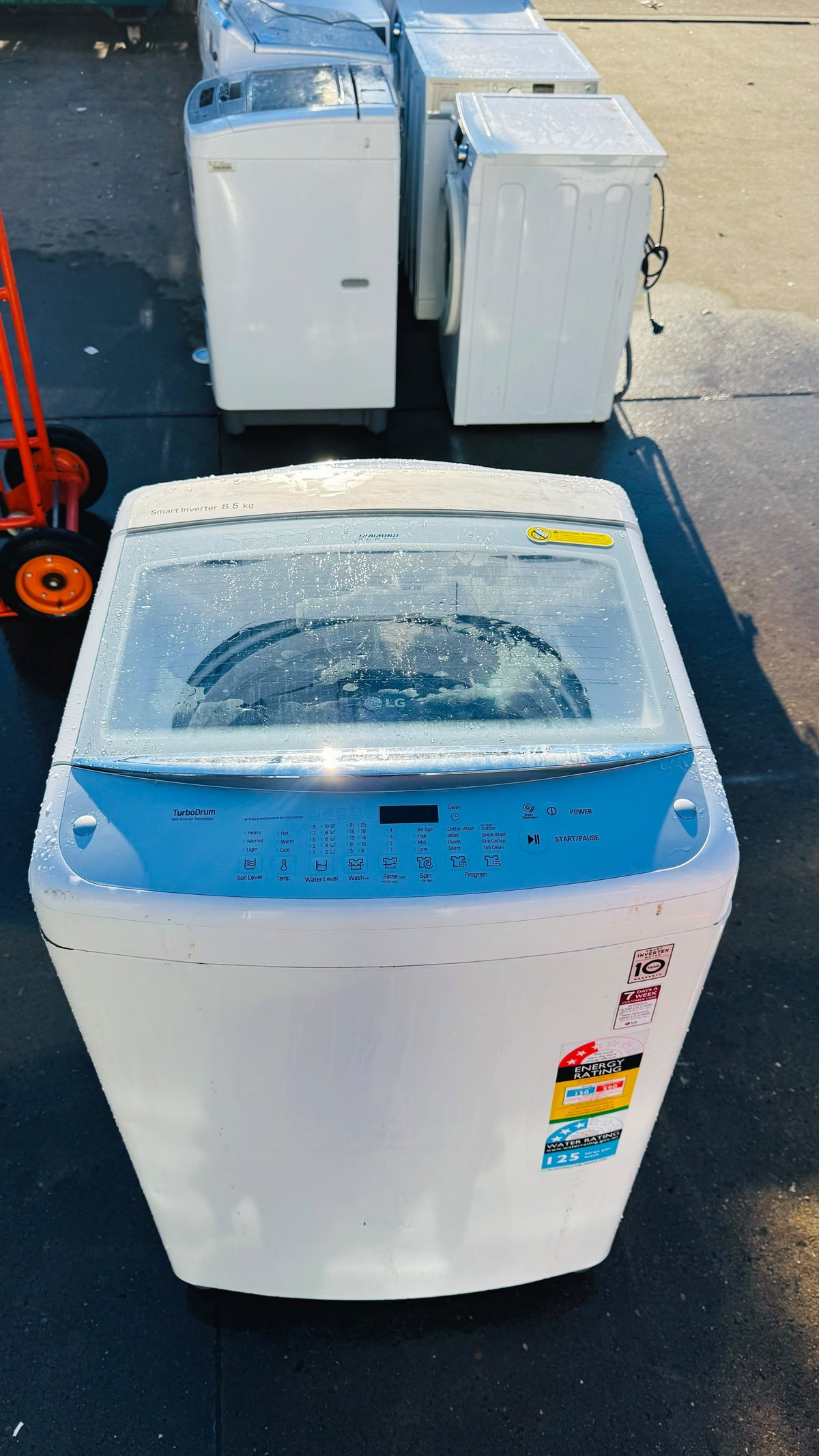 LG 8.5KGS TOP LOADER WASHING MACHINE