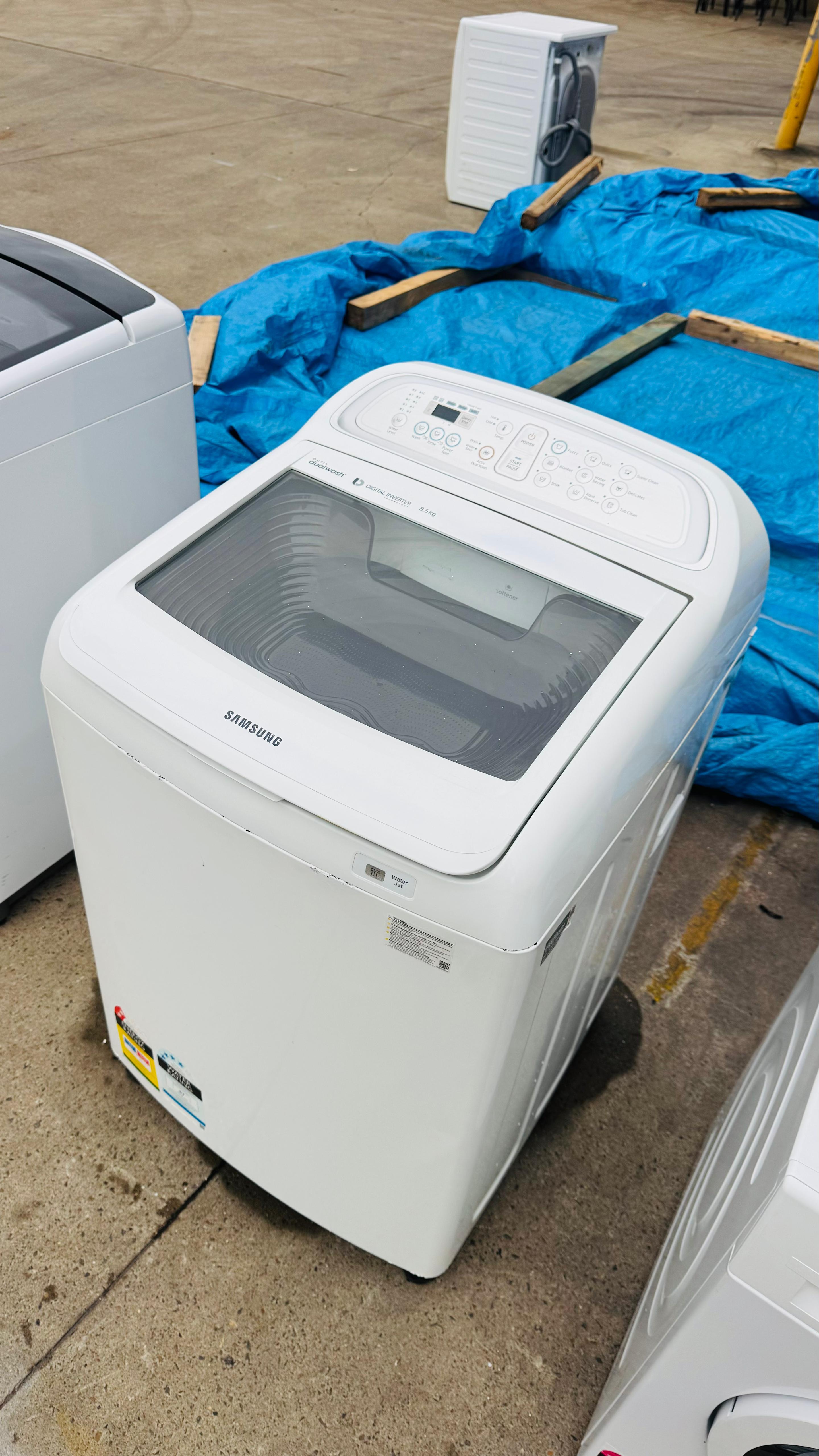 SAMSUNG 8.5KGS TOP LOADER WASHING MACHINE