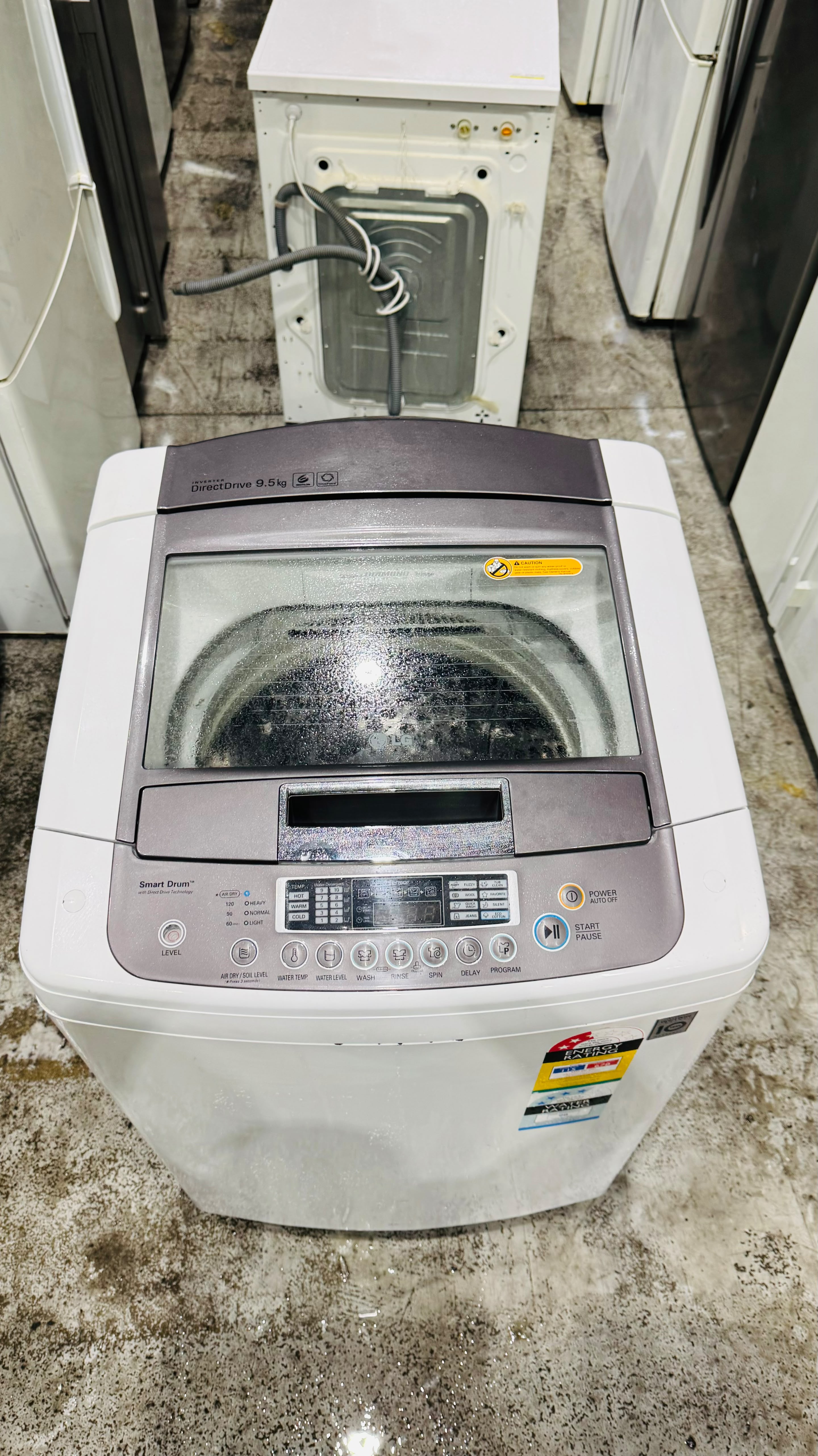 LG 9.5KGS TOP LOADER WASHING MACHINE