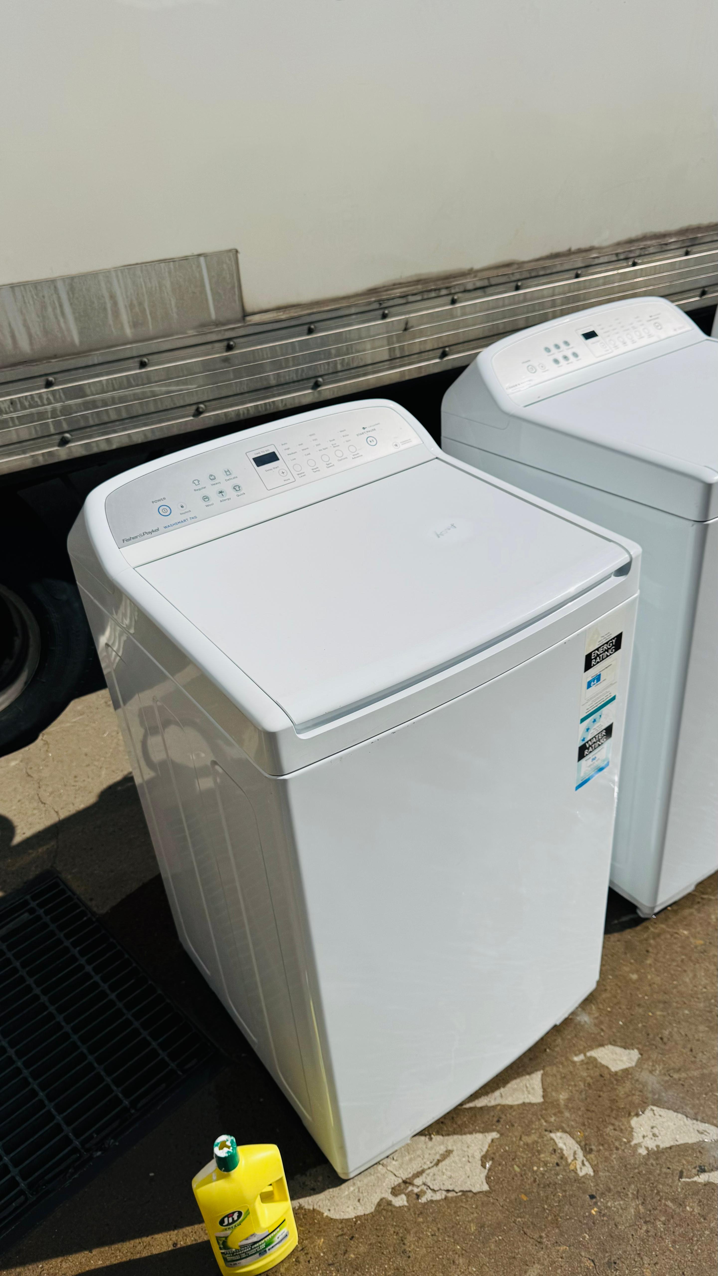 FISHER AND PAYKEL 7KGS TOP LOADER WASHING MACHINE