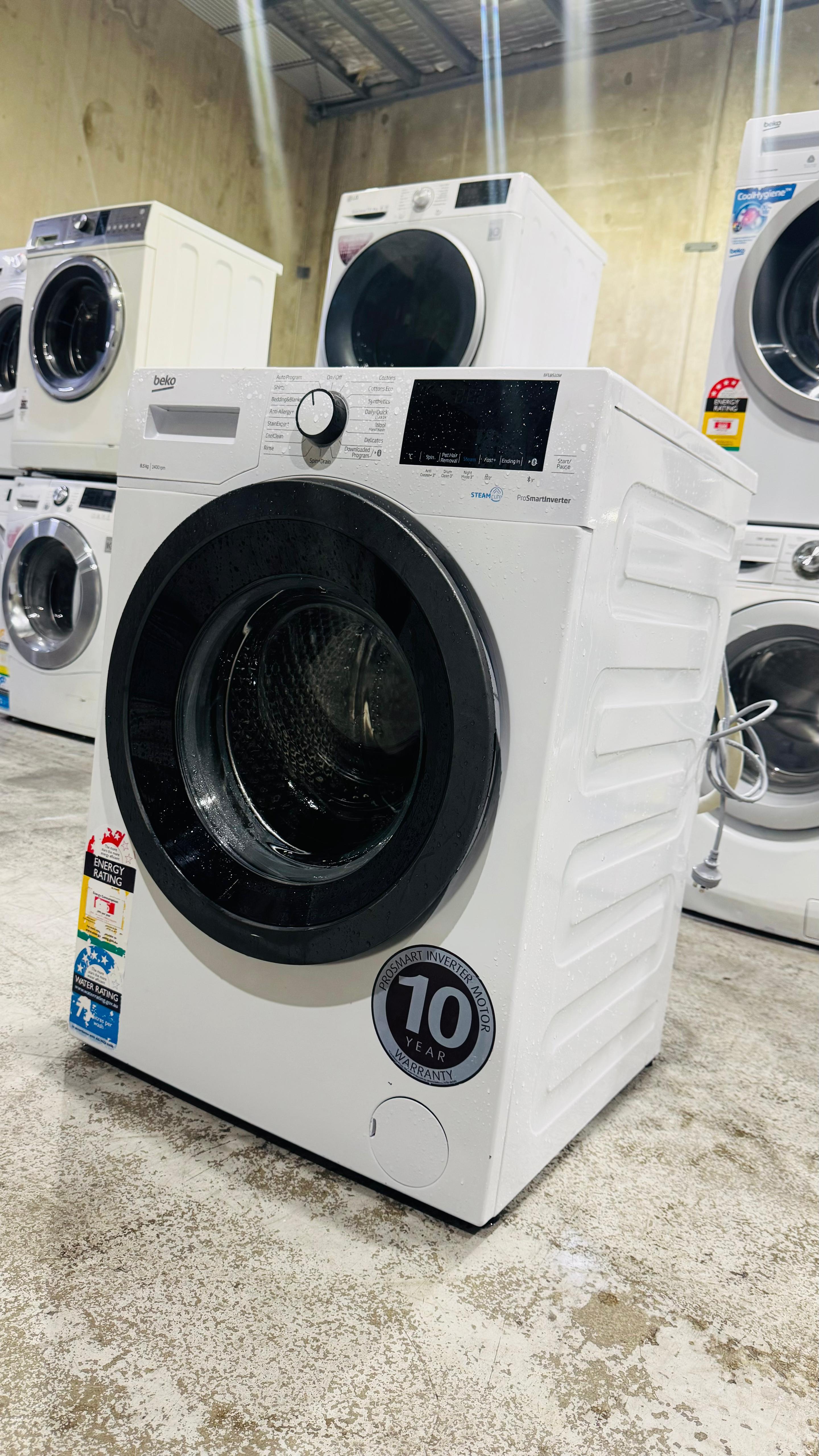 BEKO 8.5 KGS FRONT LOADER WASHING MACHINE