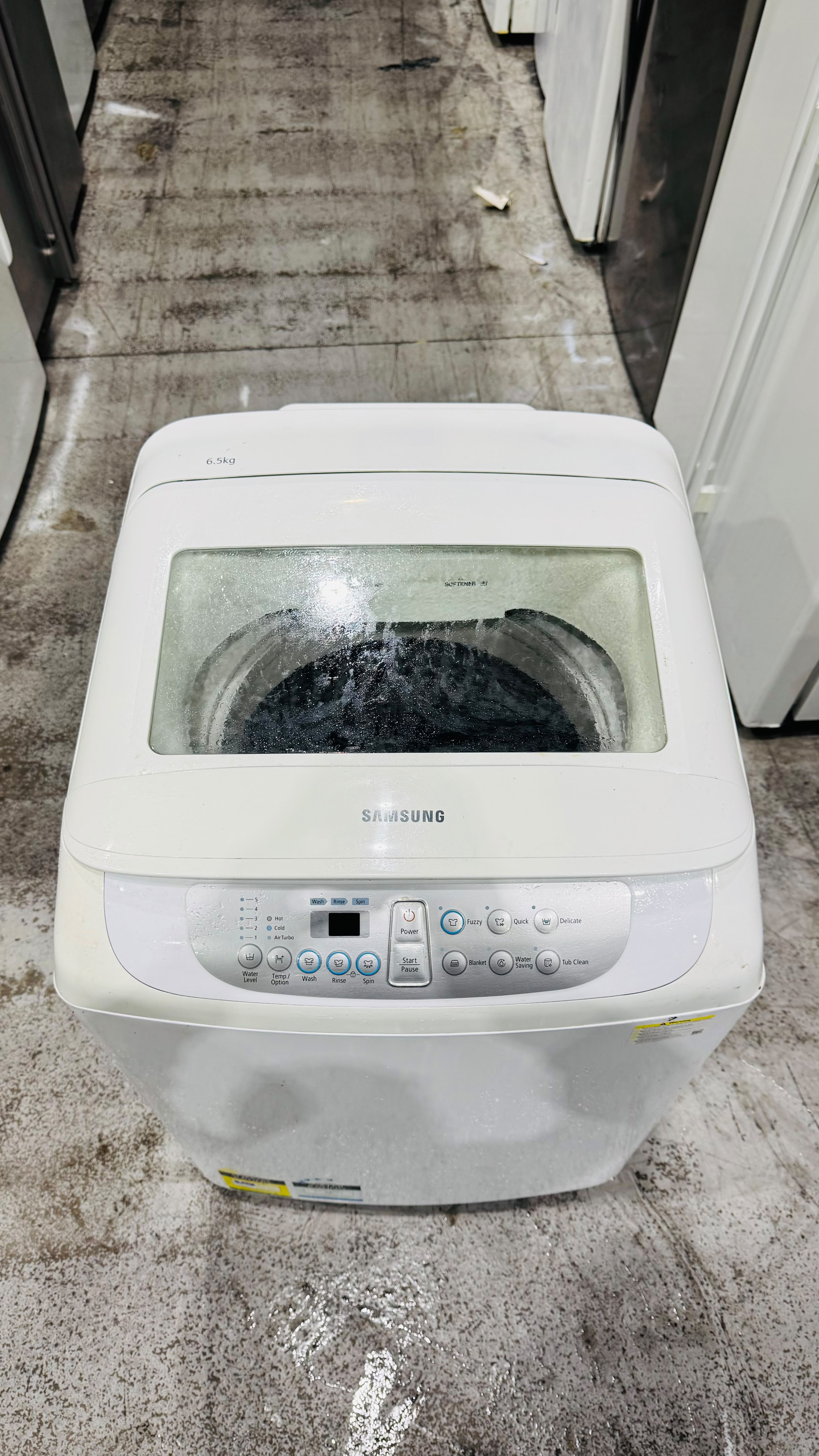 SAMSUNG 6.5KGS TOP LOADER WASHING MACHINE