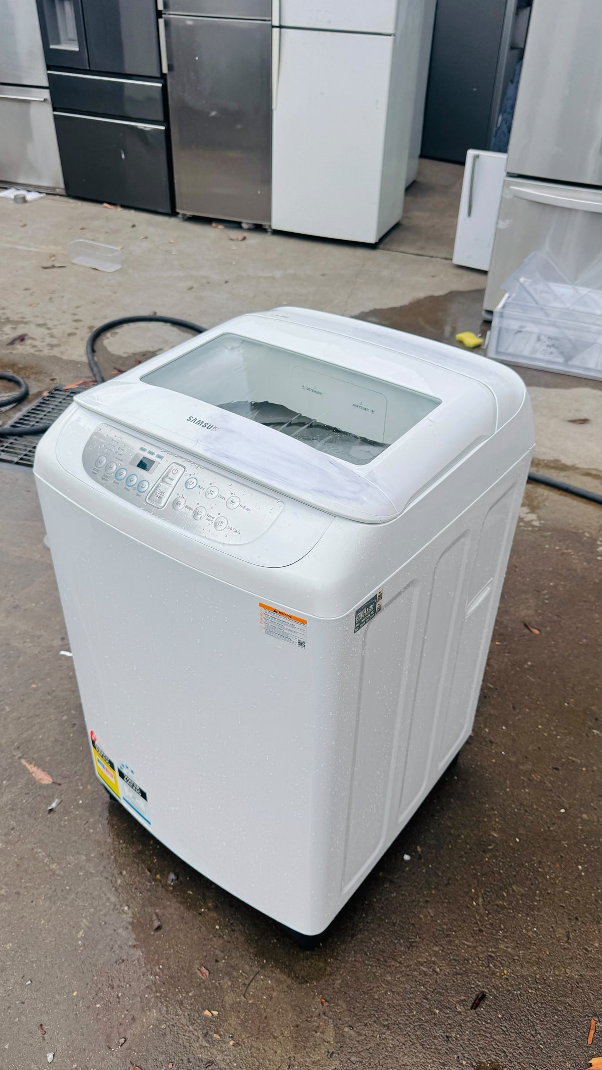 SAMSUNG 6.5KGS TOP LOADER WASHING MACHINE