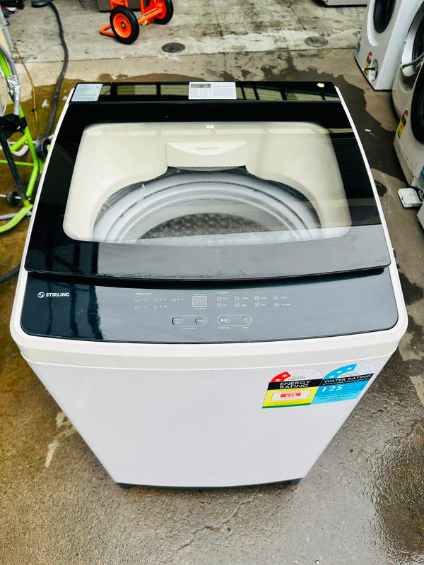 STIRLING 10KGS TOP LOADER WASHING MACHINE