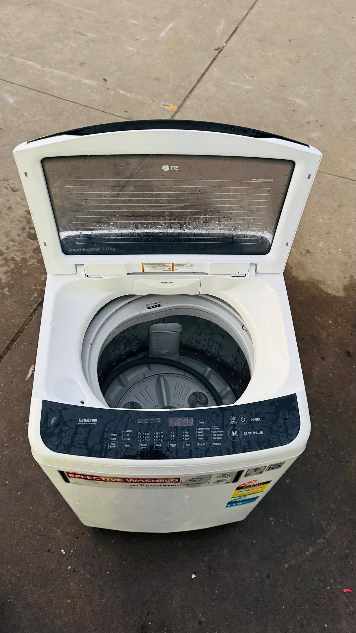 LG 7.5KGS TOP LOADER WASHING MACHINE