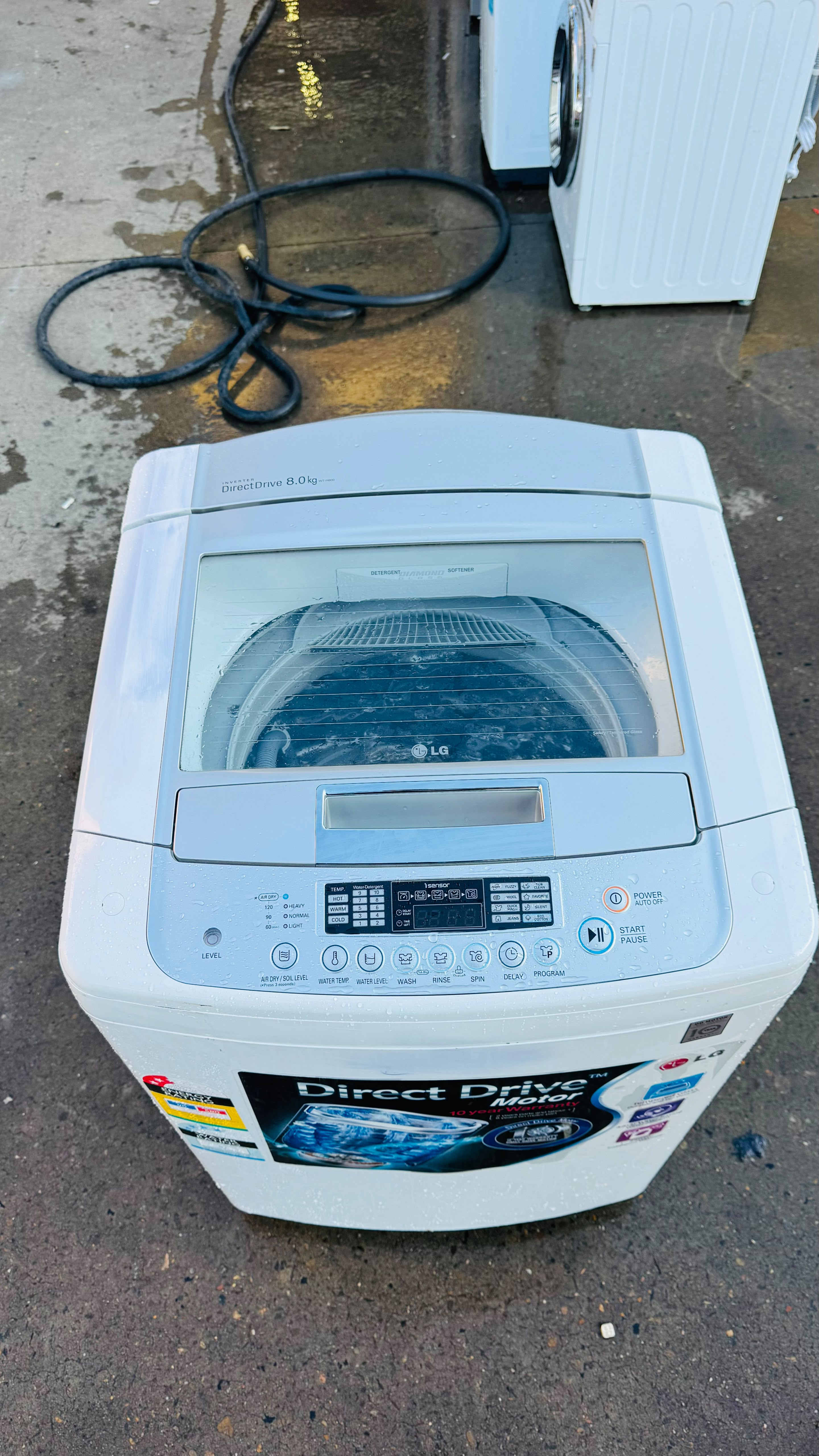 LG 8KGS TOP LOADER WASHING MACHINE