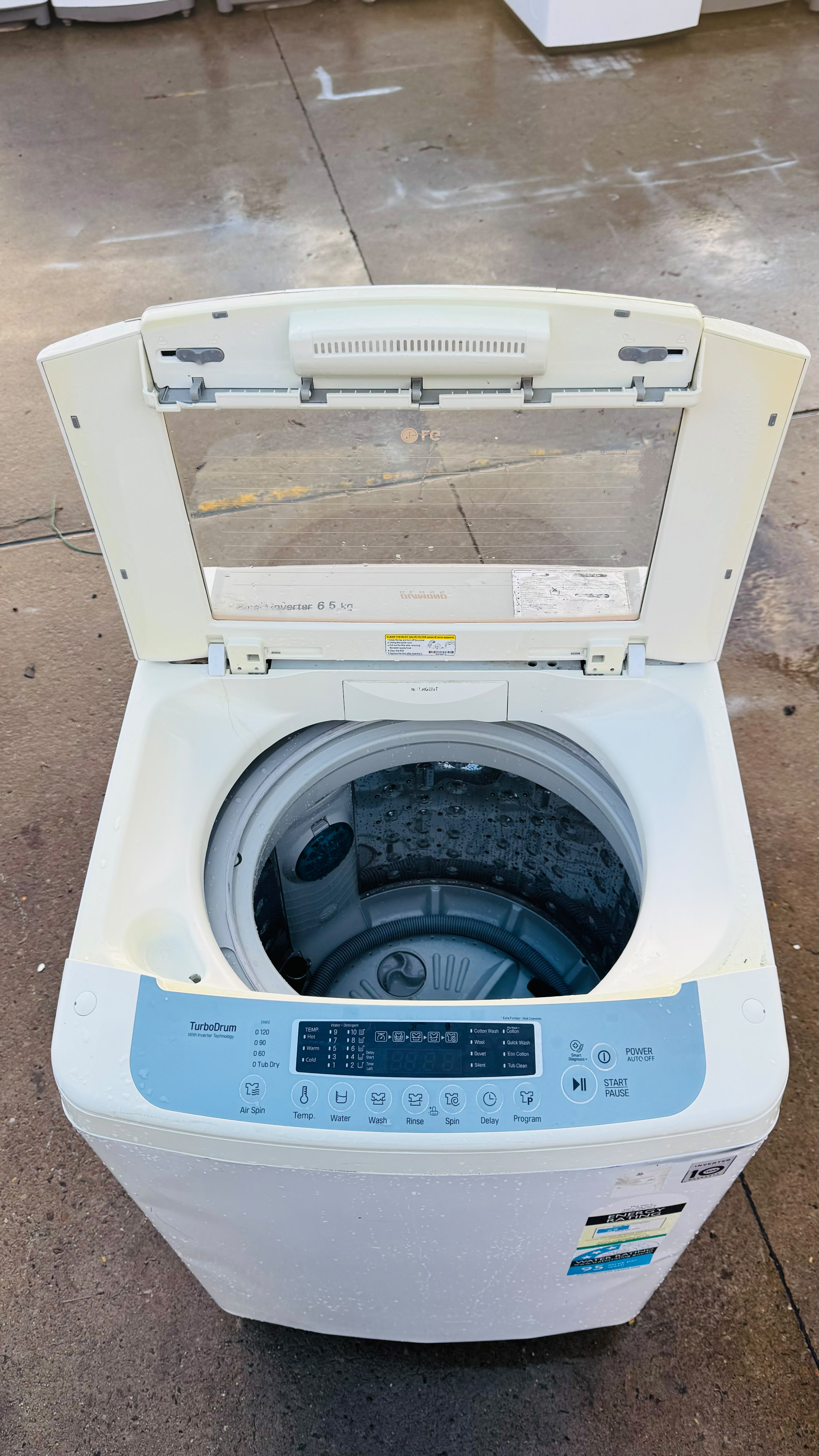 LG 6.5KGS TOP LOADER WASHING MACHINE