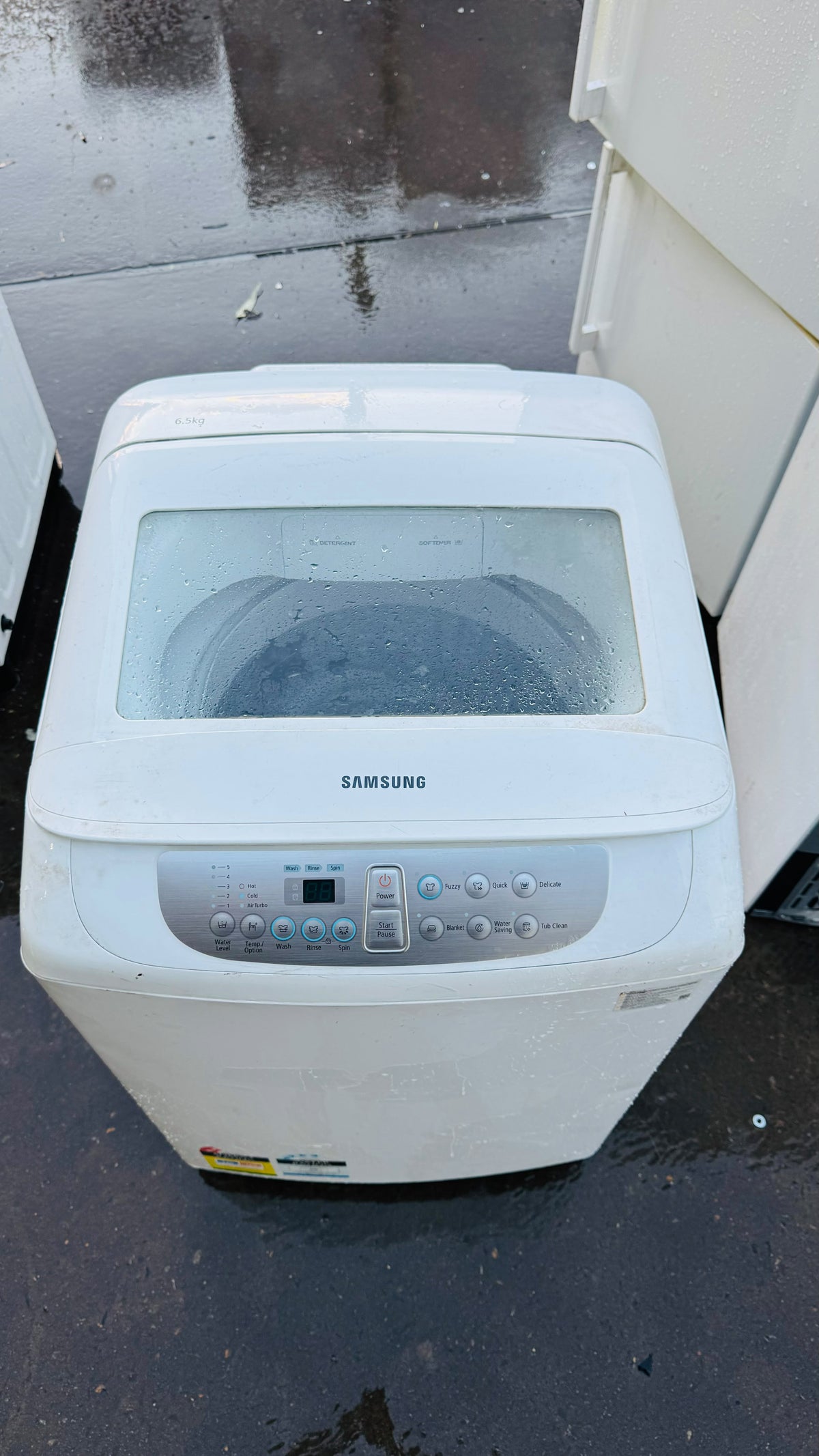 SAMSUNG 6.5KGS TOP LOADER WASHING MACHINE