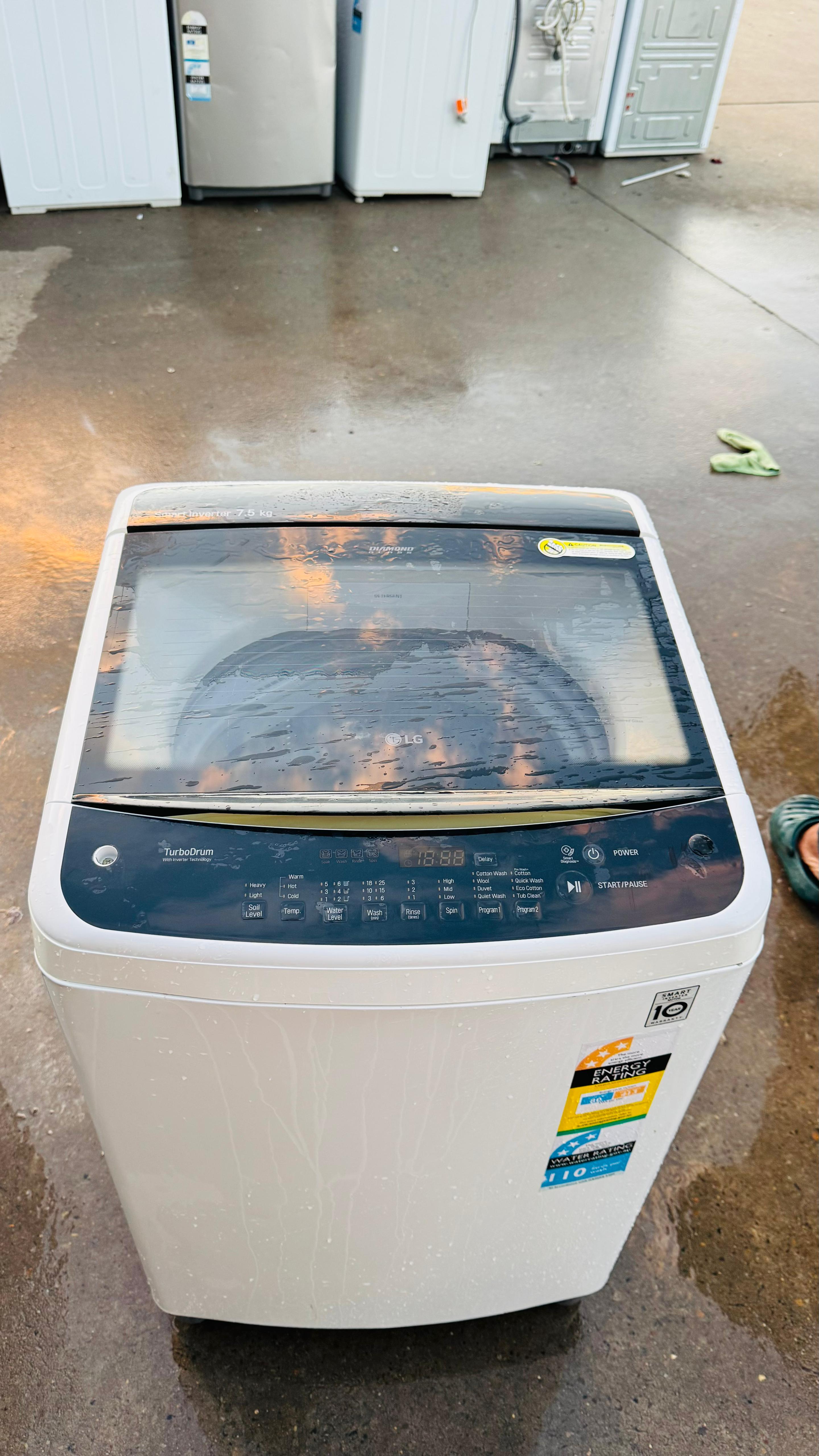 LG 7.5KGS TOP LOADER WASHING MACHINE