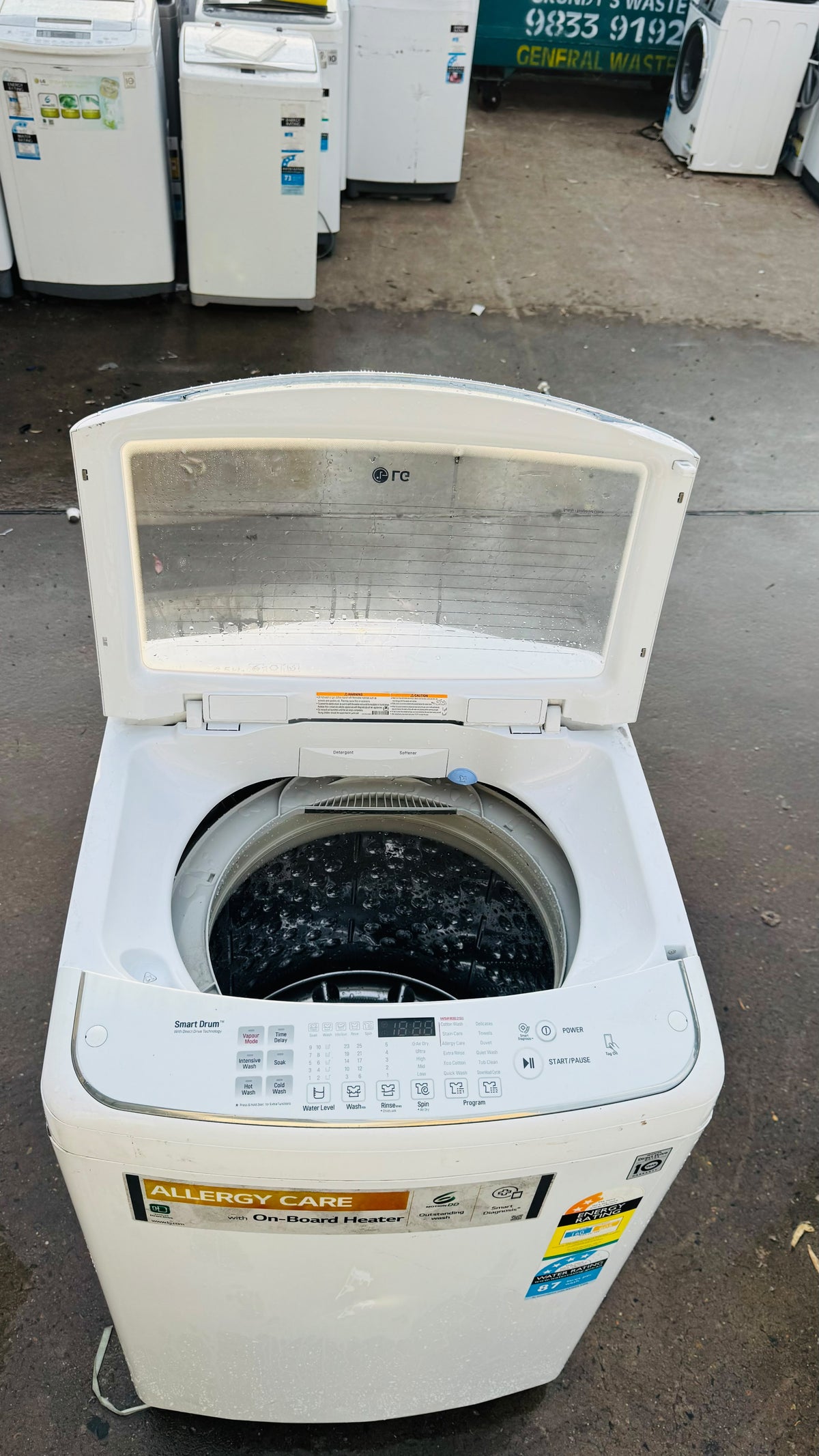 LG 8.5KGS TOP LOADER WASHING MACHINE